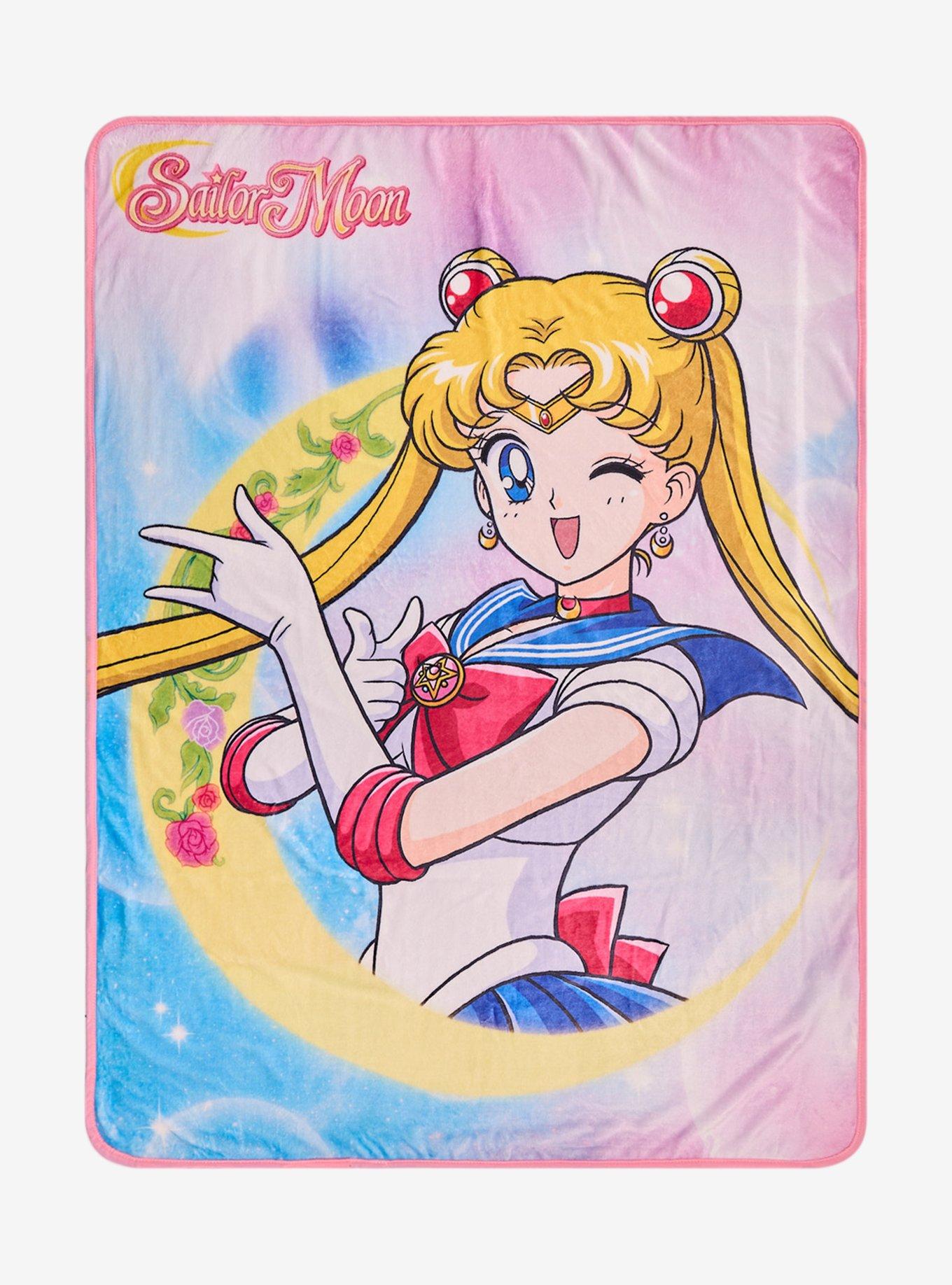 Sailor Moon Winking Throw — BoxLunch Exclusive, , hi-res