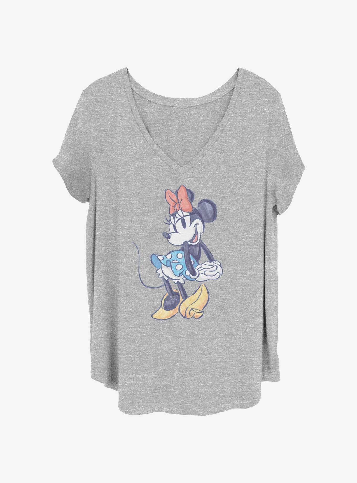 Disney Minnie Mouse All Smiles Womens T-Shirt Plus Size, , hi-res