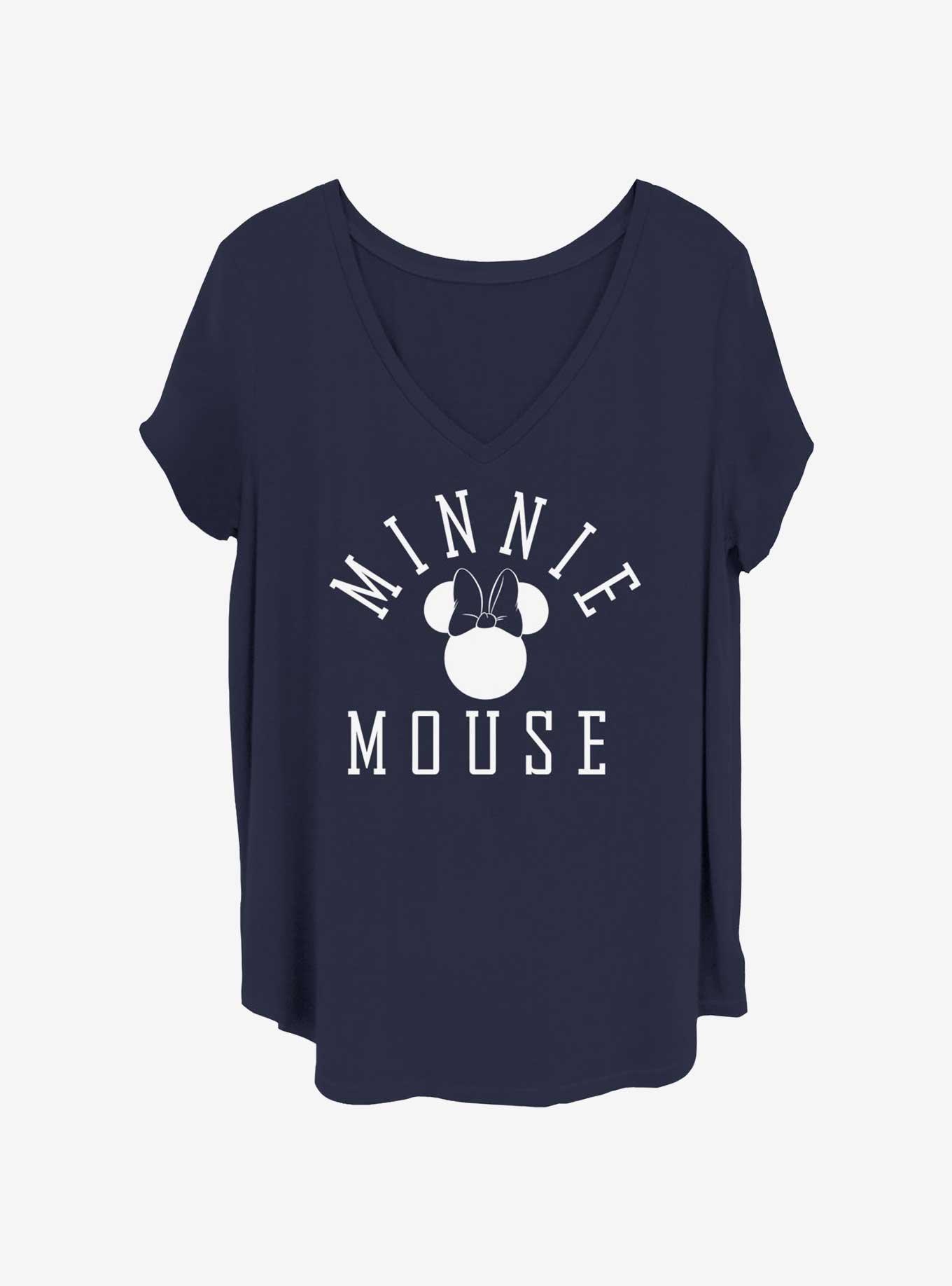 Disney Minnie Mouse Ears Womens T-Shirt Plus Size, NAVY, hi-res