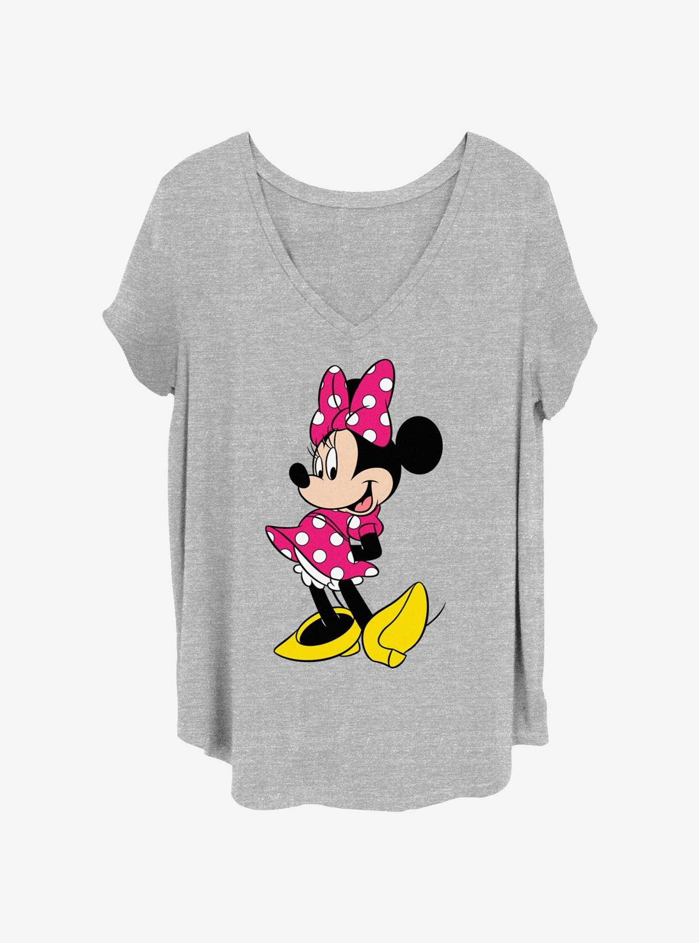 Disney Minnie Mouse Heel Pose Womens T-Shirt Plus Size, , hi-res