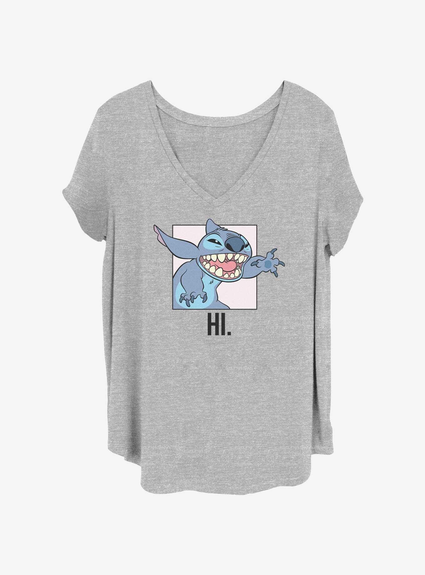 Disney Lilo & Stitch Hi Womens T-Shirt Plus Size, , hi-res