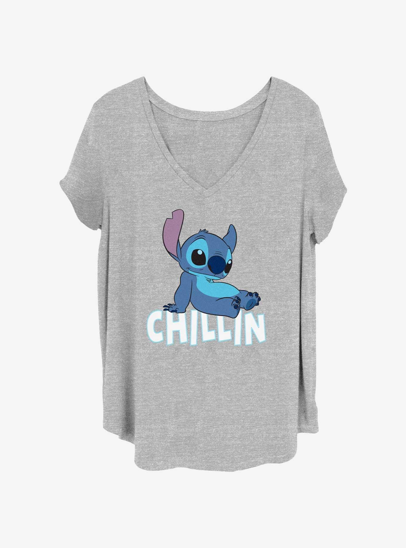 Disney Lilo & Stitch Chillin Womens T-Shirt Plus Size, , hi-res