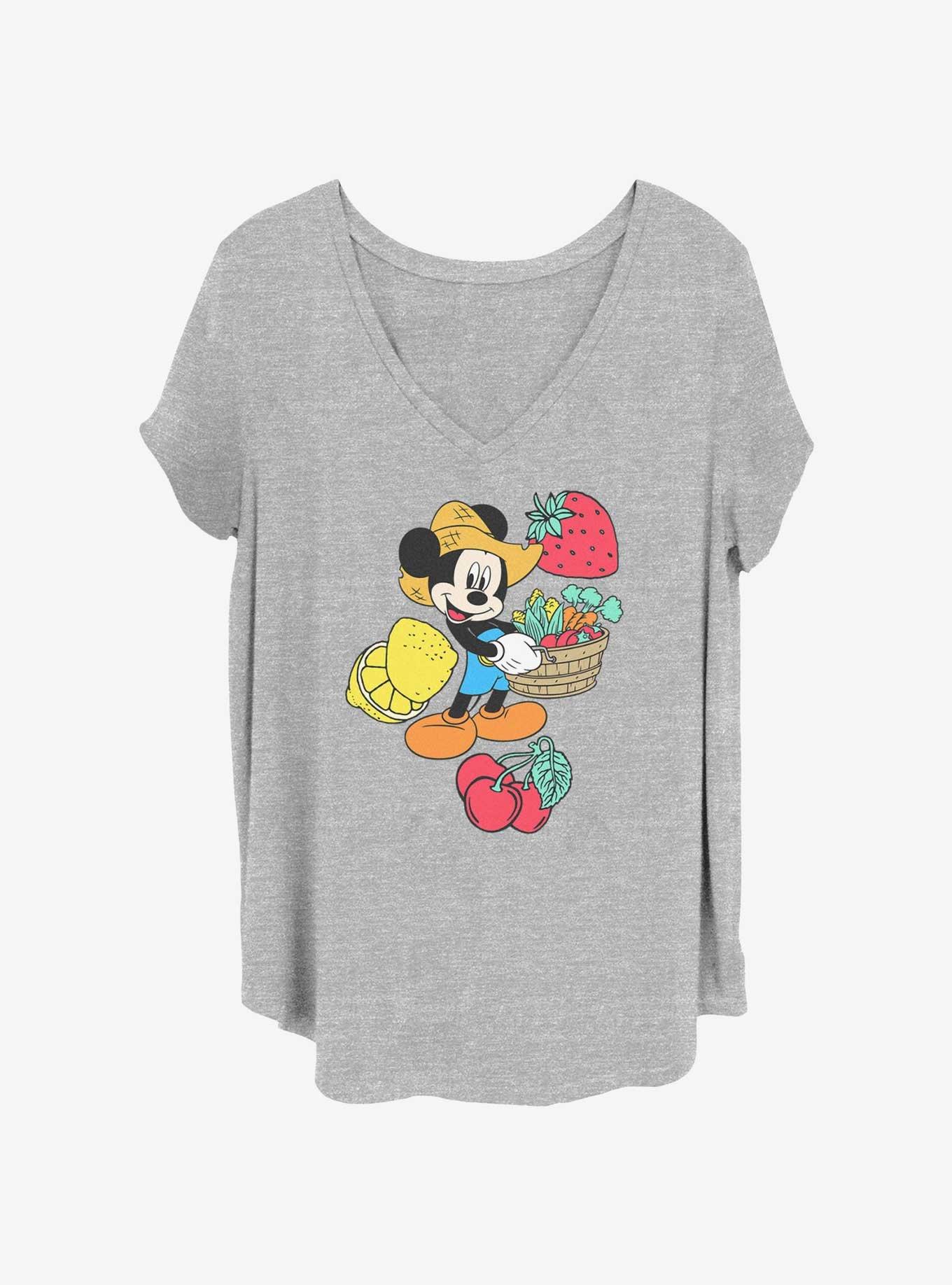 Disney Mickey Mouse Farmer Mickey Girls T-Shirt Plus Size, , hi-res