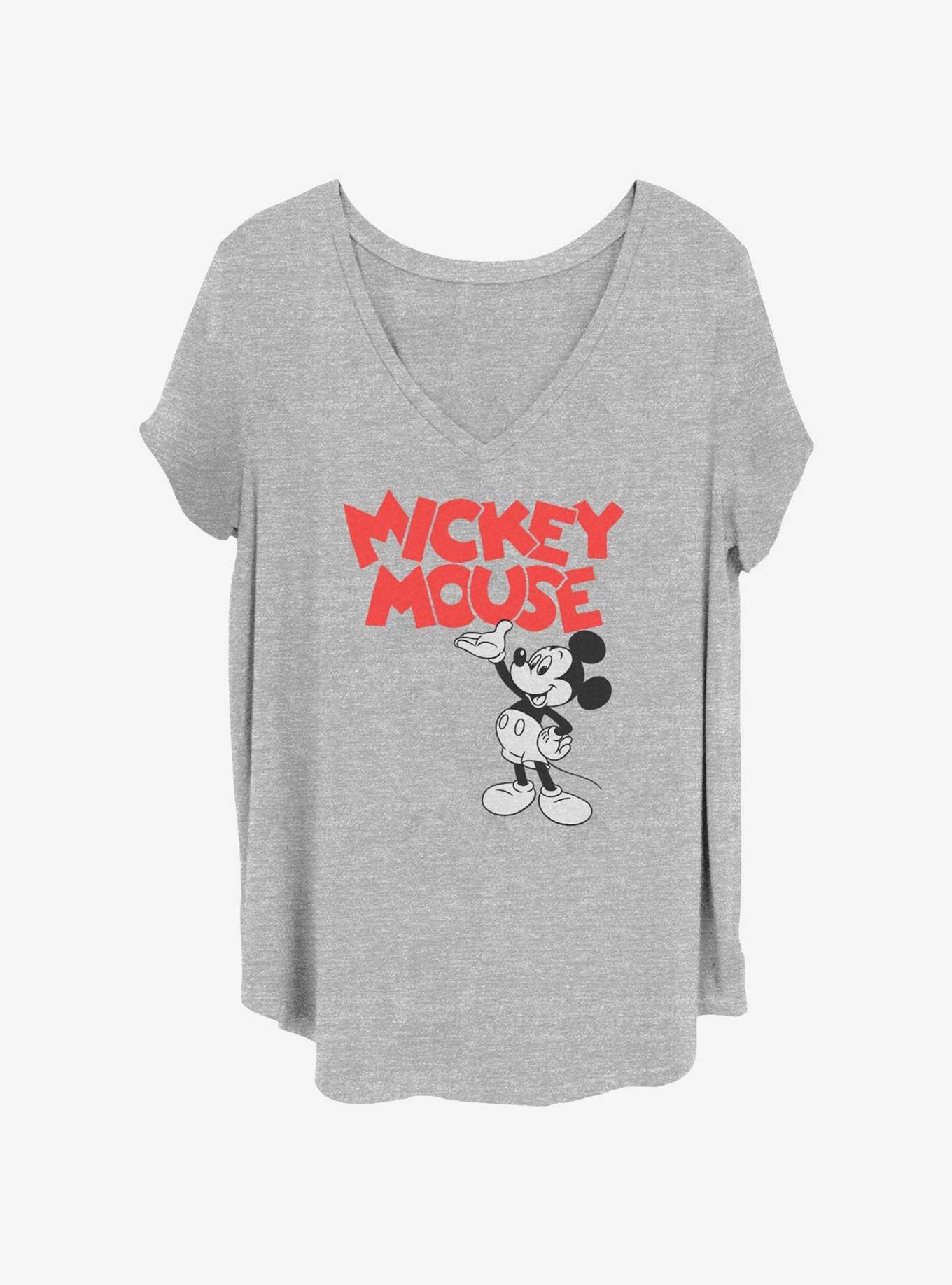 Disney Mickey Mouse Mickey Pose Womens T-Shirt Plus Size, , hi-res