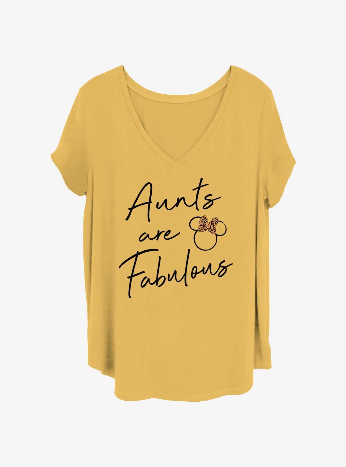 Disney Minnie Mouse Fab Aunt Girls T-Shirt Plus Size, OCHRE, hi-res