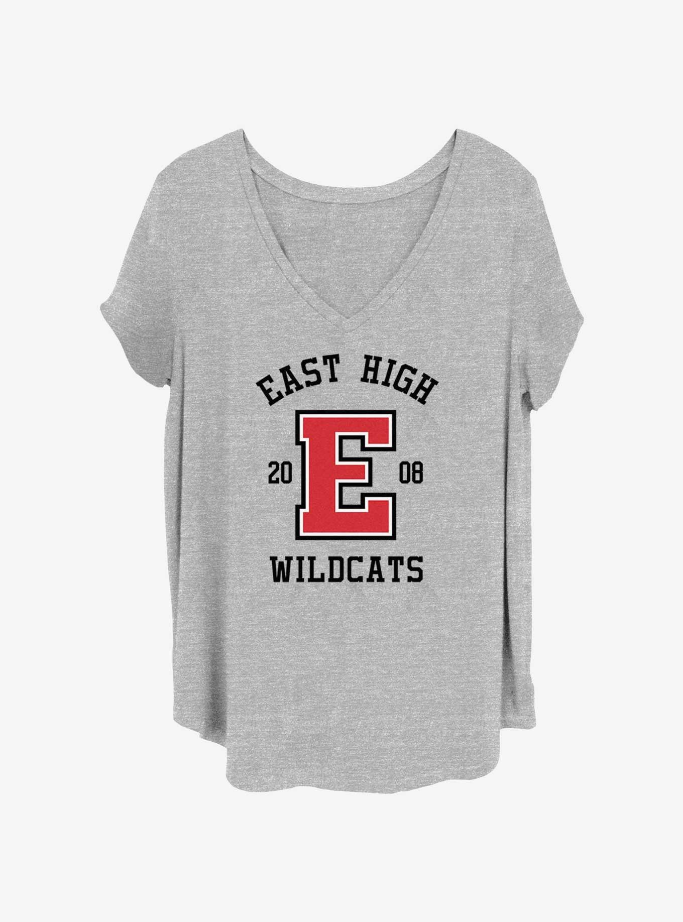 Disney High School Musical Big E Womens T-Shirt Plus Size, HEATHER GR, hi-res