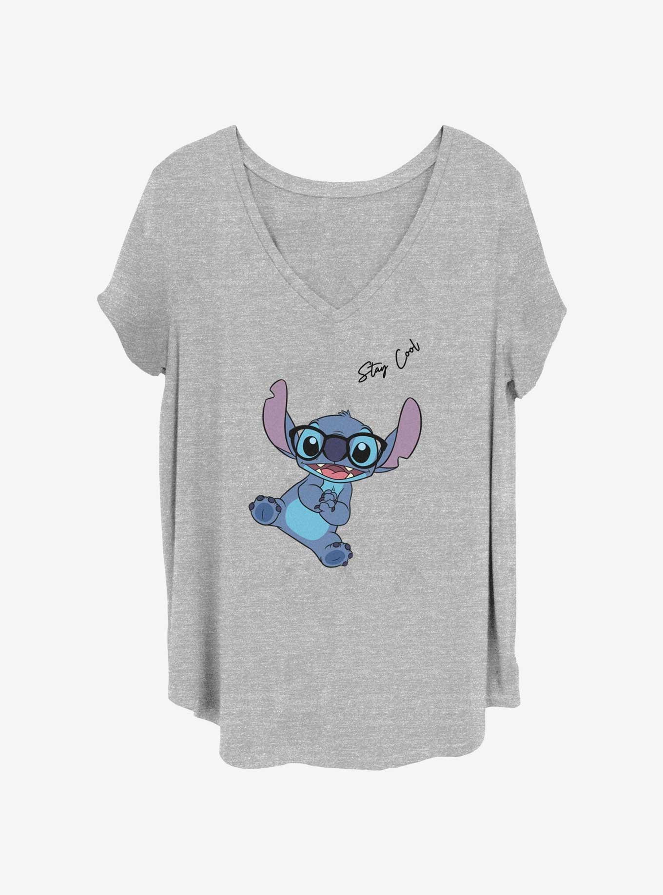 Disney Lilo & Stitch Stay Cool Womens T-Shirt Plus Size, , hi-res