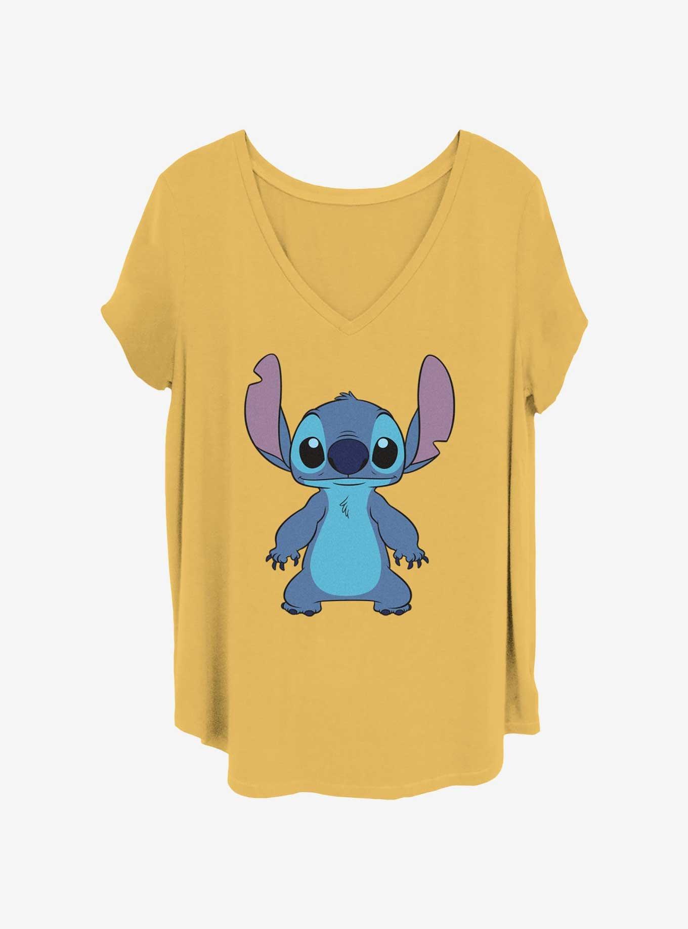 Disney Lilo & Stitch Is Famous Womens T-Shirt Plus Size, OCHRE, hi-res