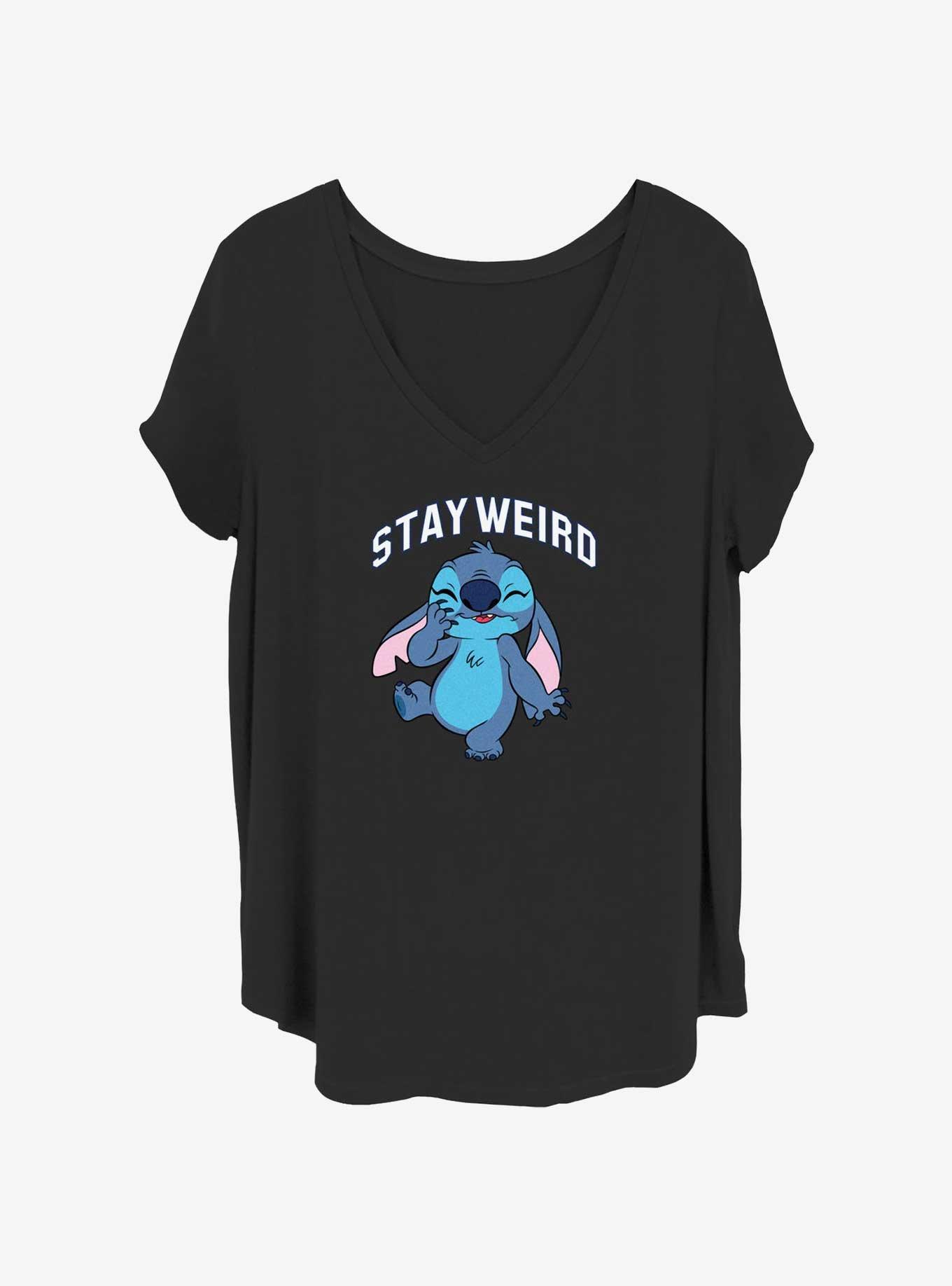 Disney Lilo & Stitch Stay Weird Arch Womens T-Shirt Plus Size, , hi-res