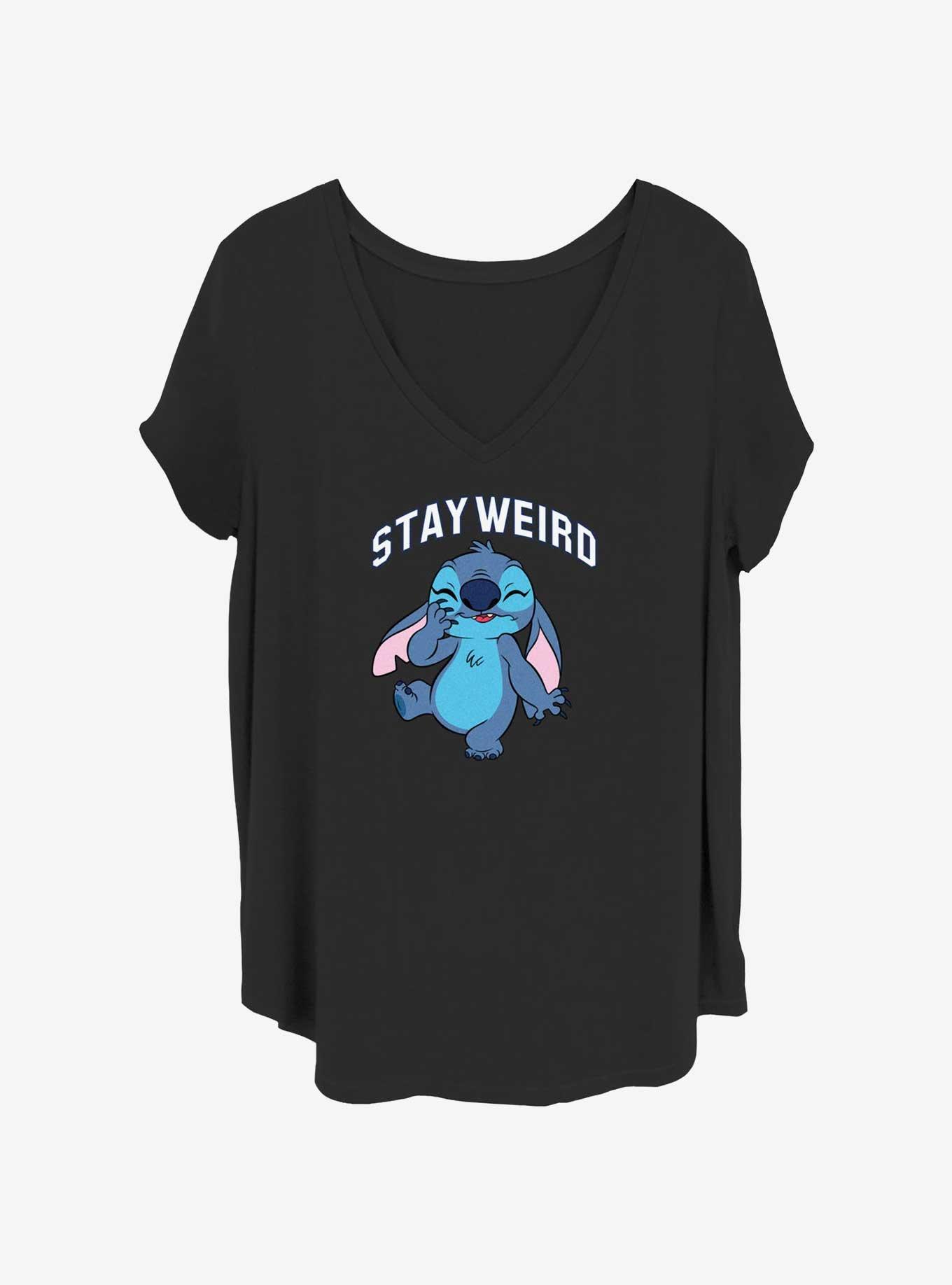 Disney Lilo & Stitch Stay Weird Arch Girls T-Shirt Plus Size, , hi-res