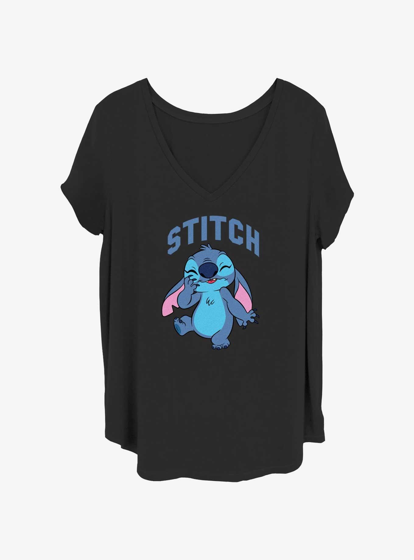 Disney Lilo & Stitch Embarrassed Womens T-Shirt Plus