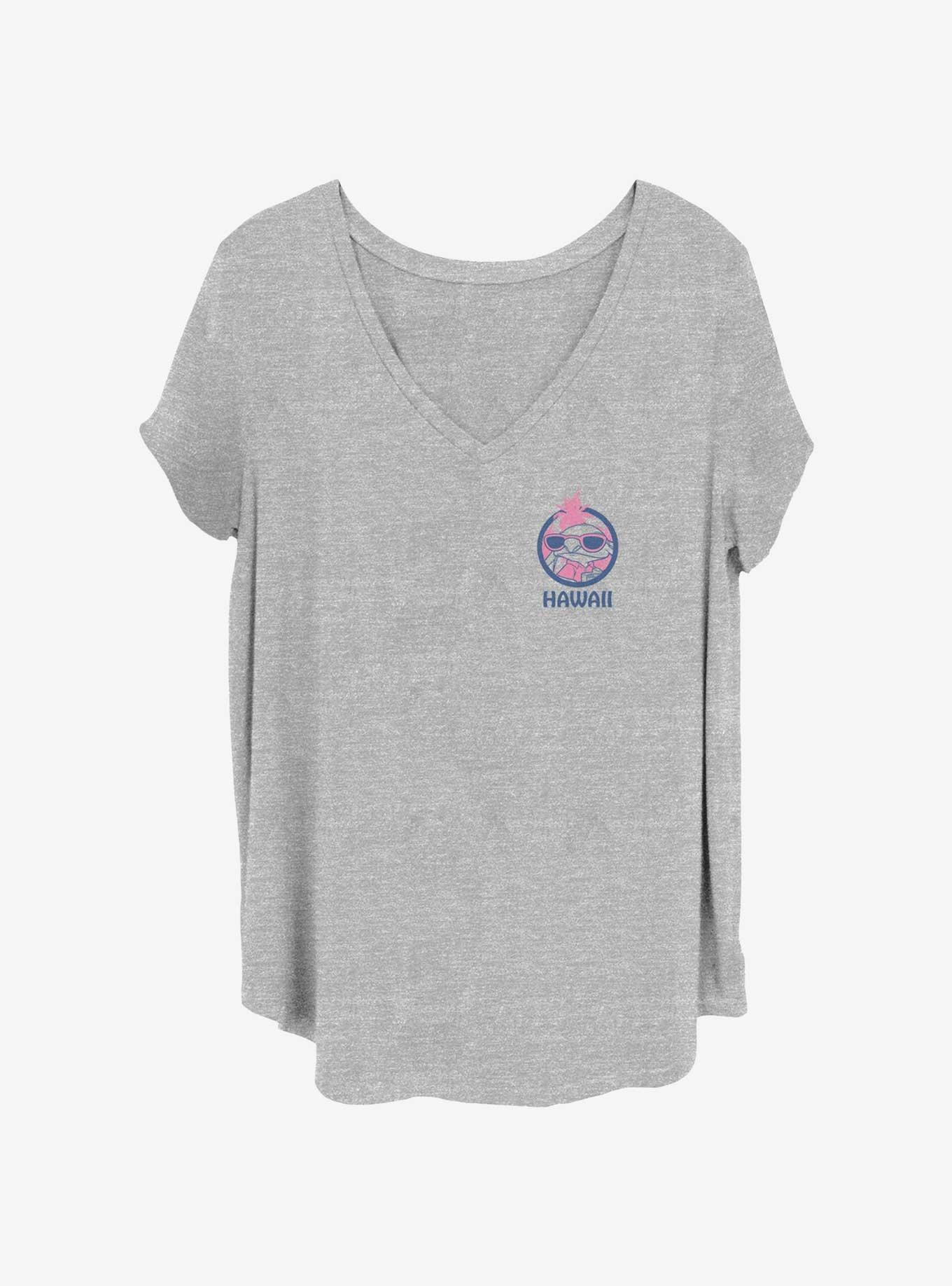 Disney Lilo & Stitch Permanent Vacation Pocket Womens T-Shirt Plus Size