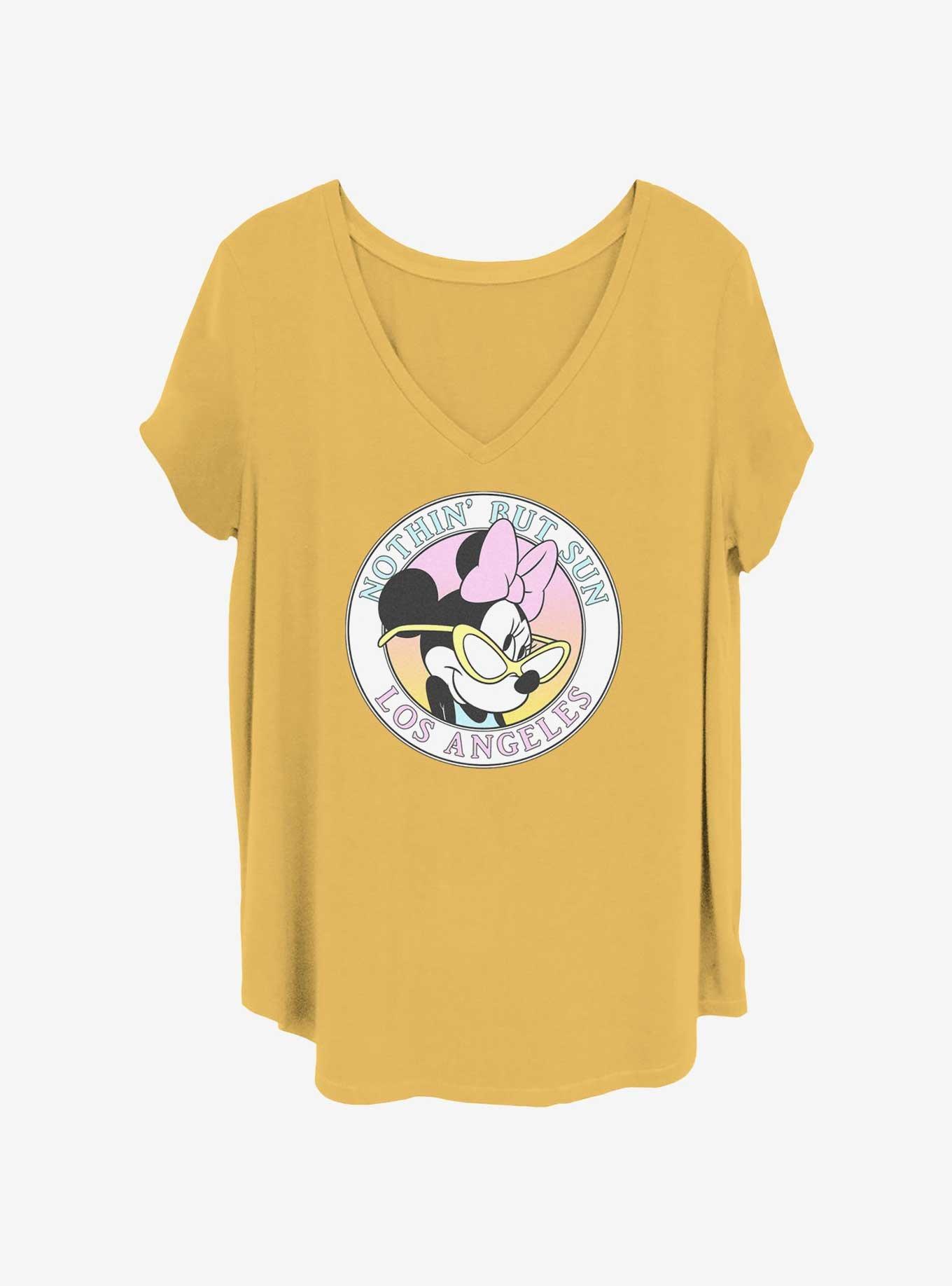 Disney Mickey Mouse Nothing But Sun LA Girls T-Shirt Plus Size, OCHRE, hi-res