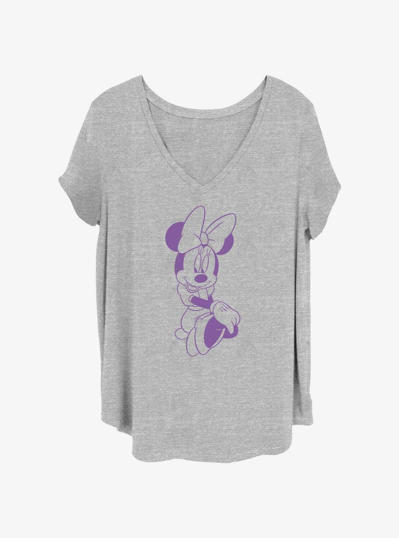 Disney Minnie Mouse Proper Sit Womens T-Shirt Plus Size, , hi-res