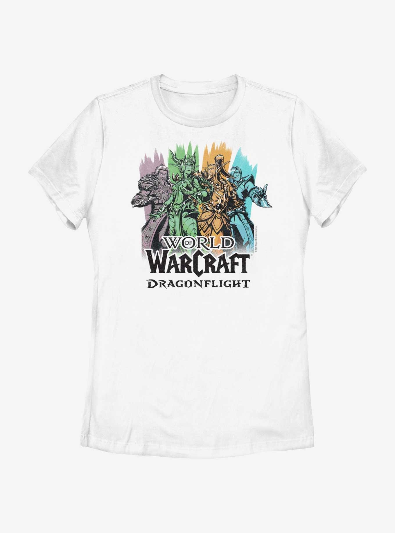 World of Warcraft Dragonflight Womens T-Shirt, WHITE, hi-res