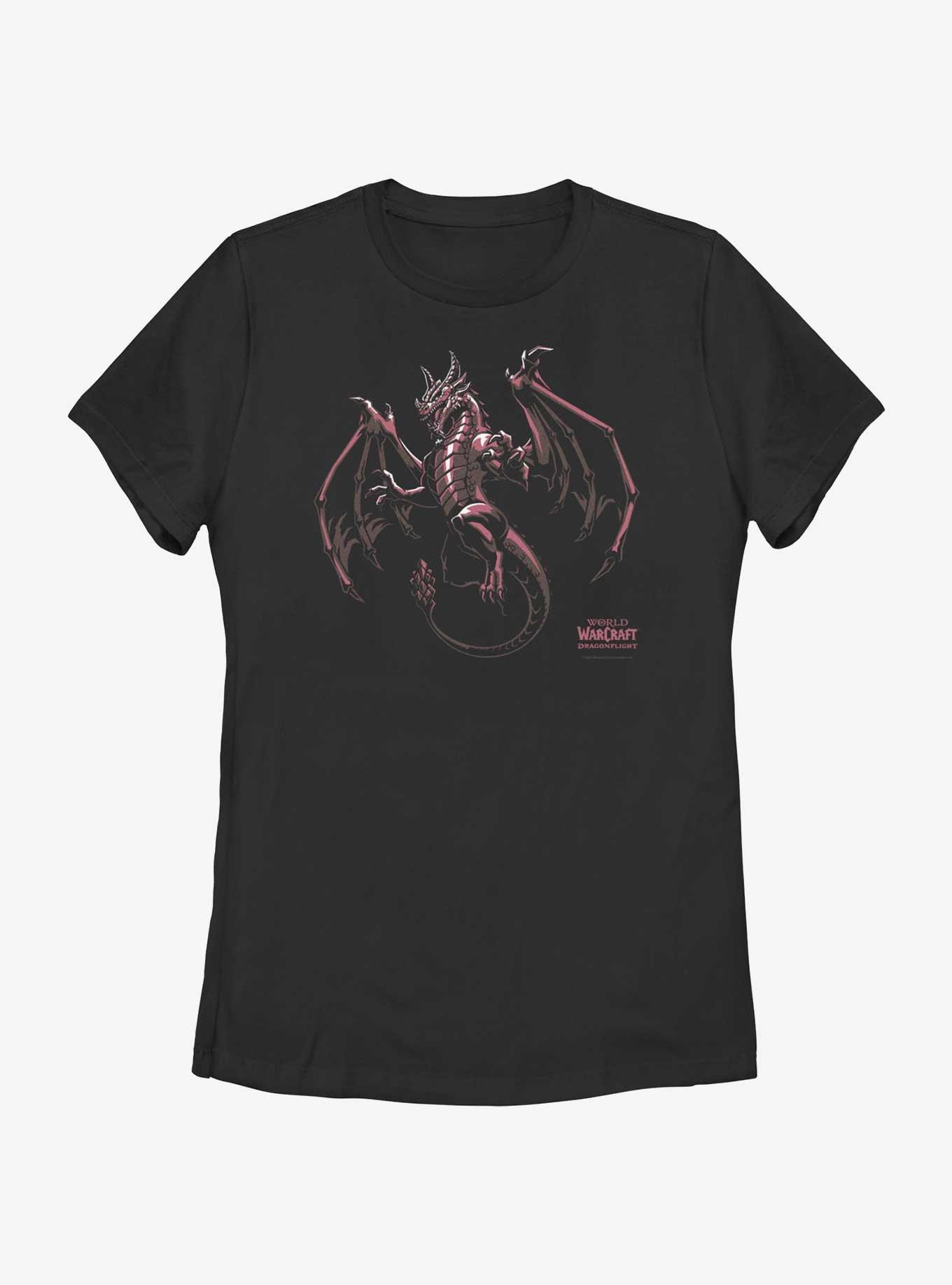 World of Warcraft Wrathion Dragon Womens T-Shirt, BLACK, hi-res