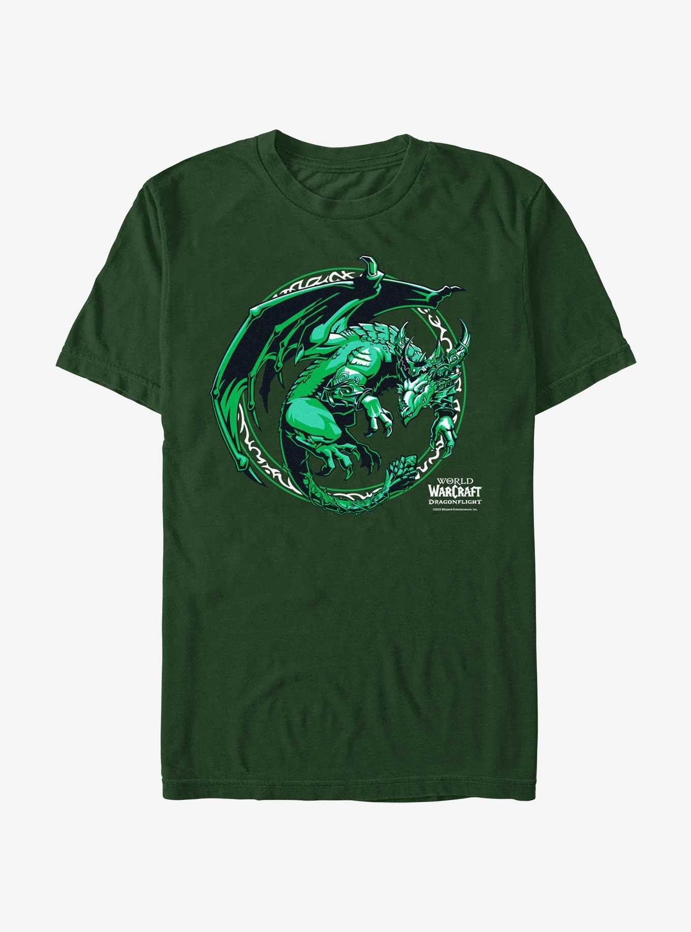 World of Warcraft Ysera Green Dragon T-Shirt, FOREST GRN, hi-res