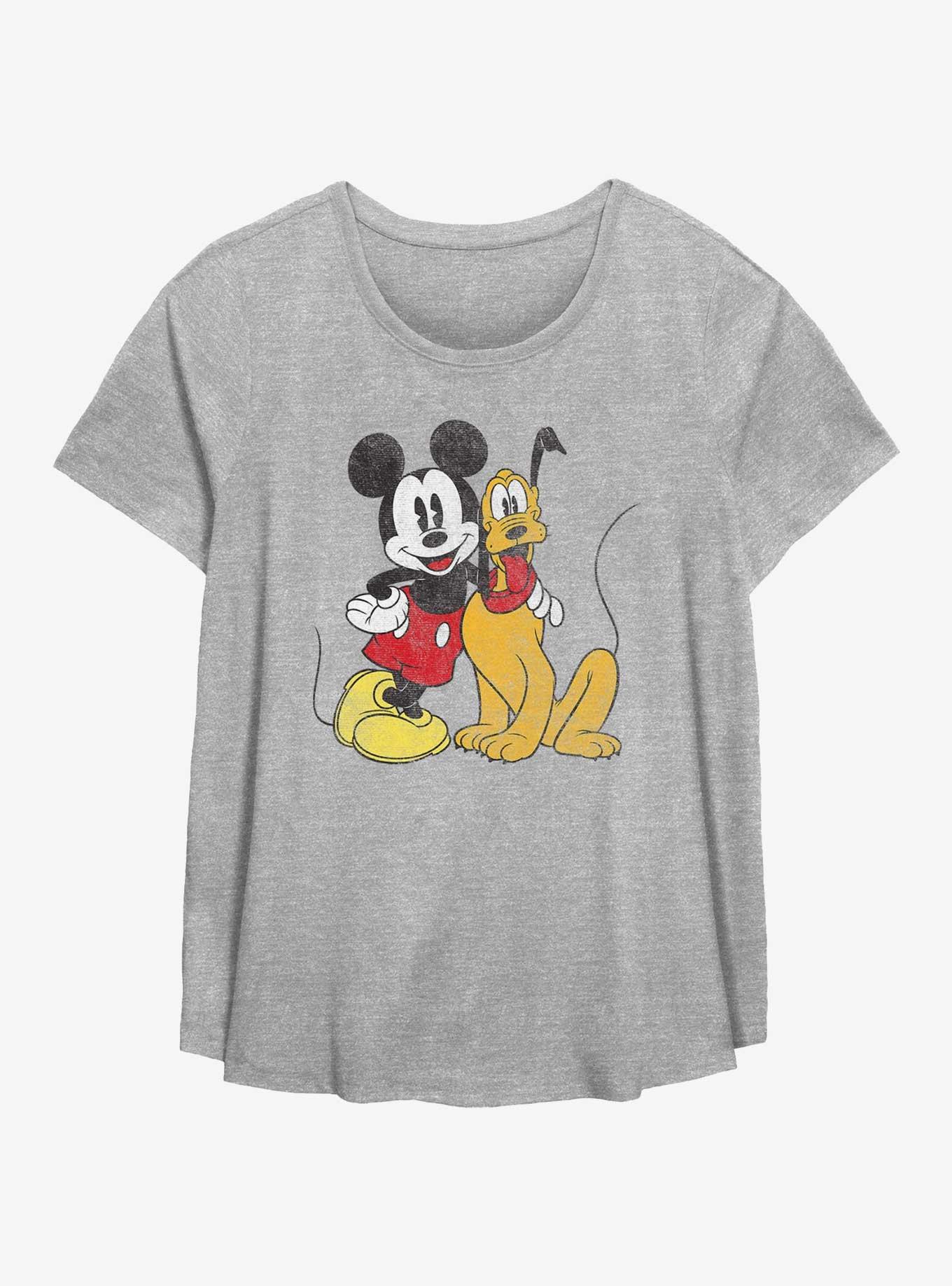 Disney Mickey Mouse Me And My Best Friend Womens T-Shirt Plus