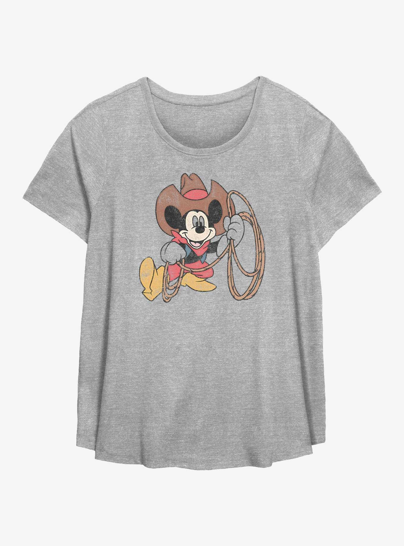 Disney Mickey Mouse Cowboy Mickey Girls T-Shirt Plus Size, , hi-res