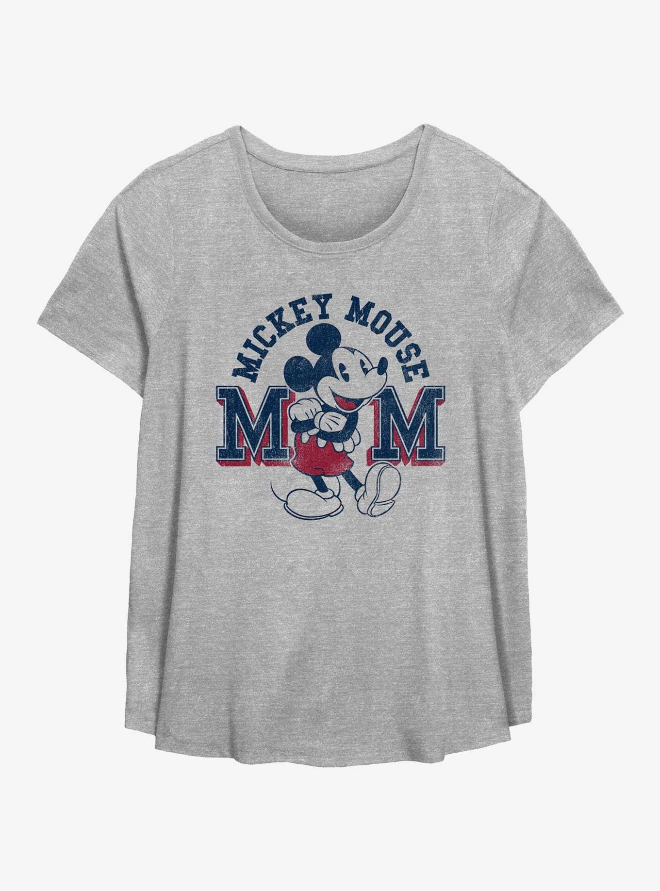 Disney Mickey Mouse Micky University Womens T-Shirt Plus Size, , hi-res