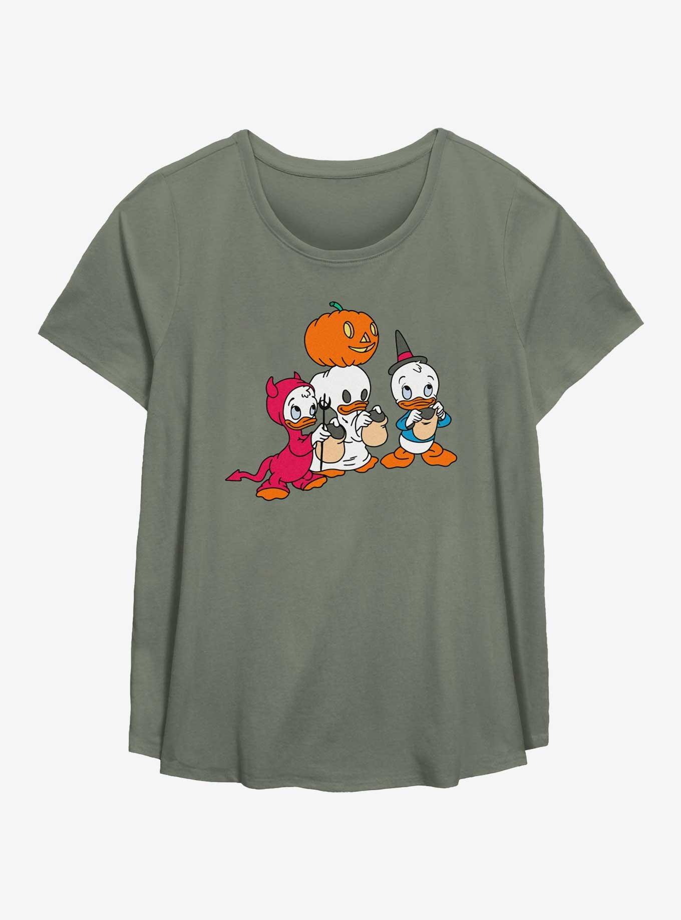 Disney Ducktales Huey Dewey Louie Tricks Womens T-Shirt Plus Size, , hi-res