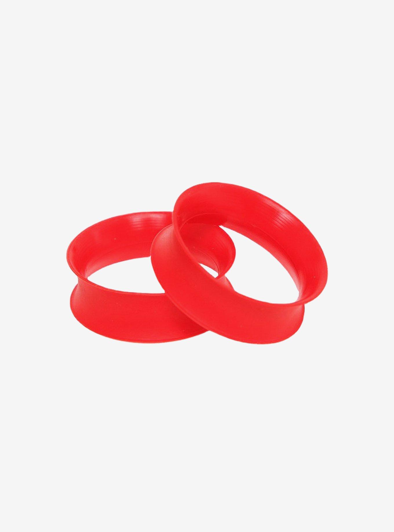 Kaos Softwear Red Earskin Eyelet Plug 2 Pack, , hi-res