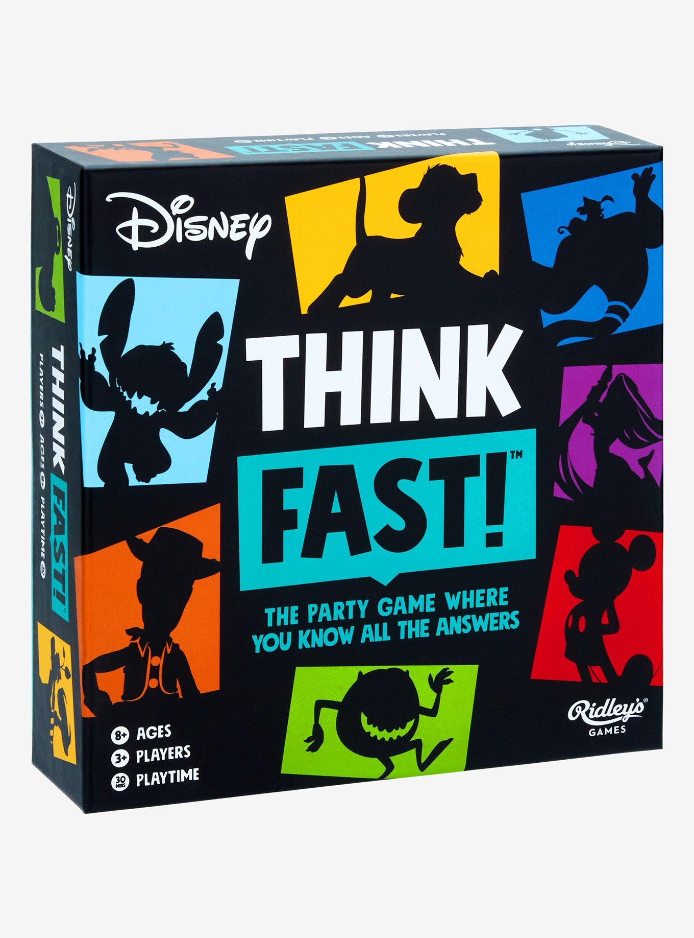 Disney Think Fast! Party Game 