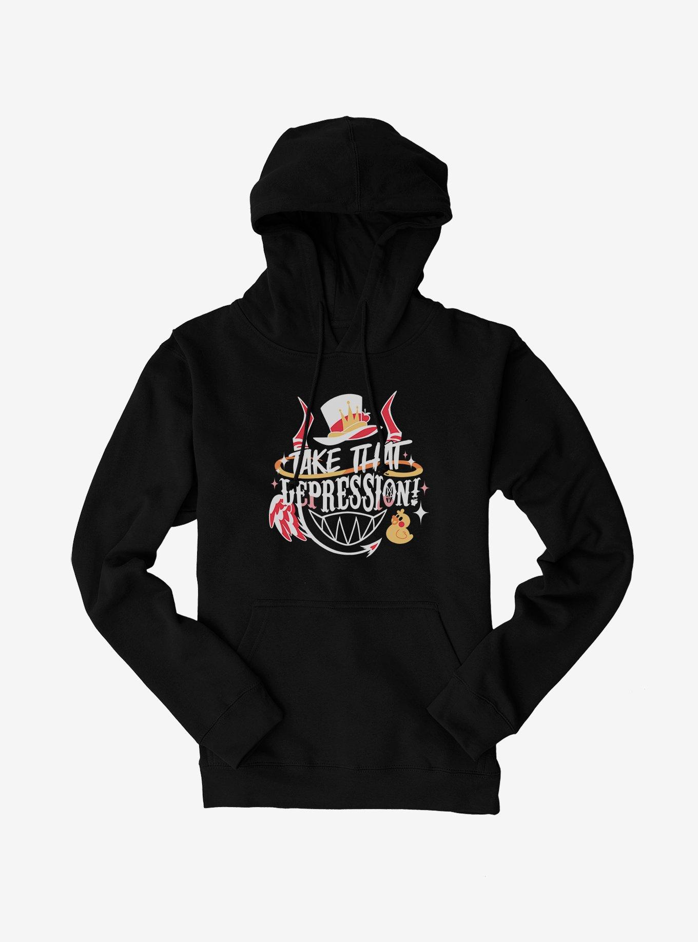 Hazbin Hotel Lucifer Take That Depression Hoodie, , hi-res