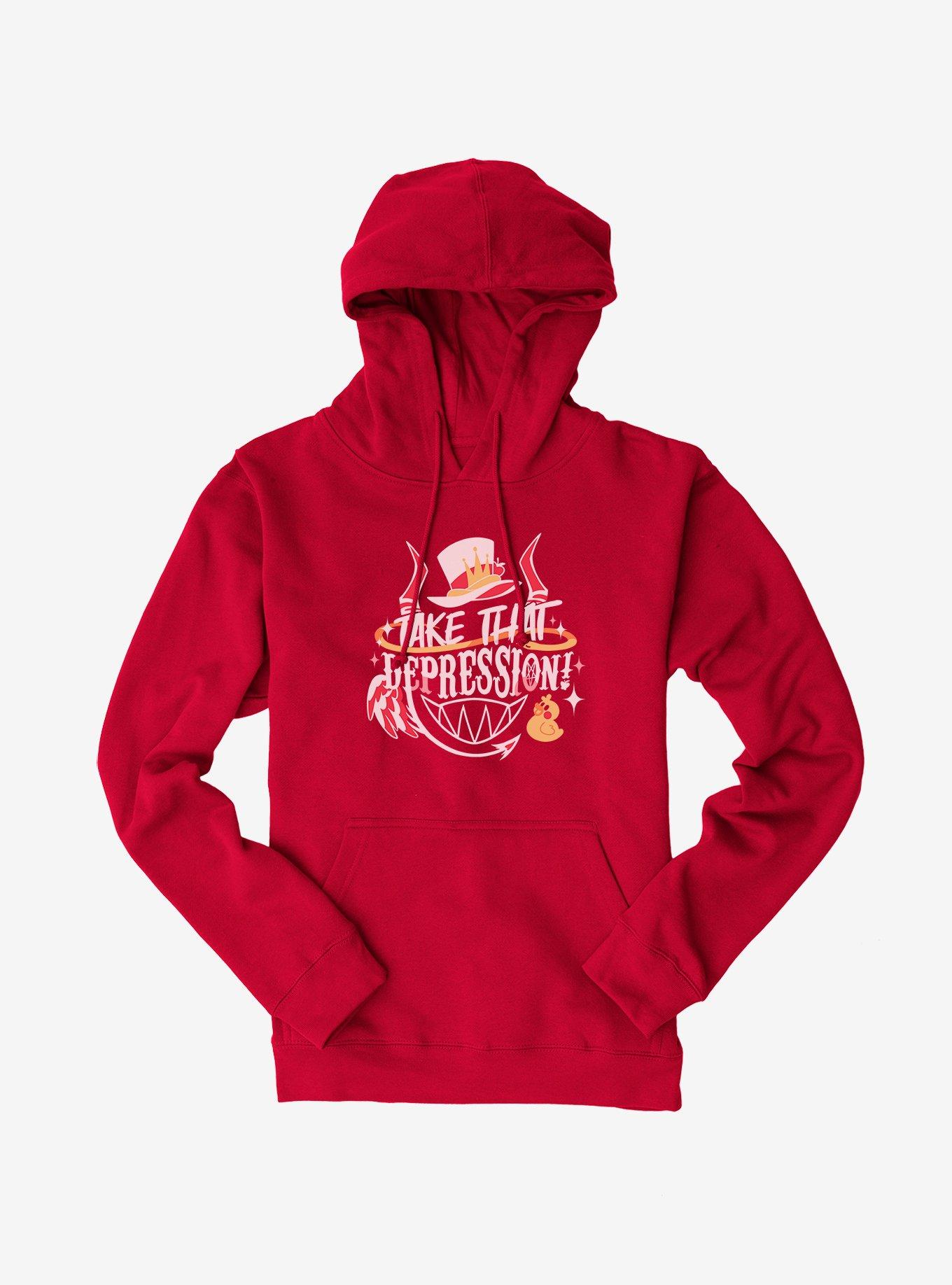 Hazbin Hotel Lucifer Take That Depression Hoodie, , hi-res