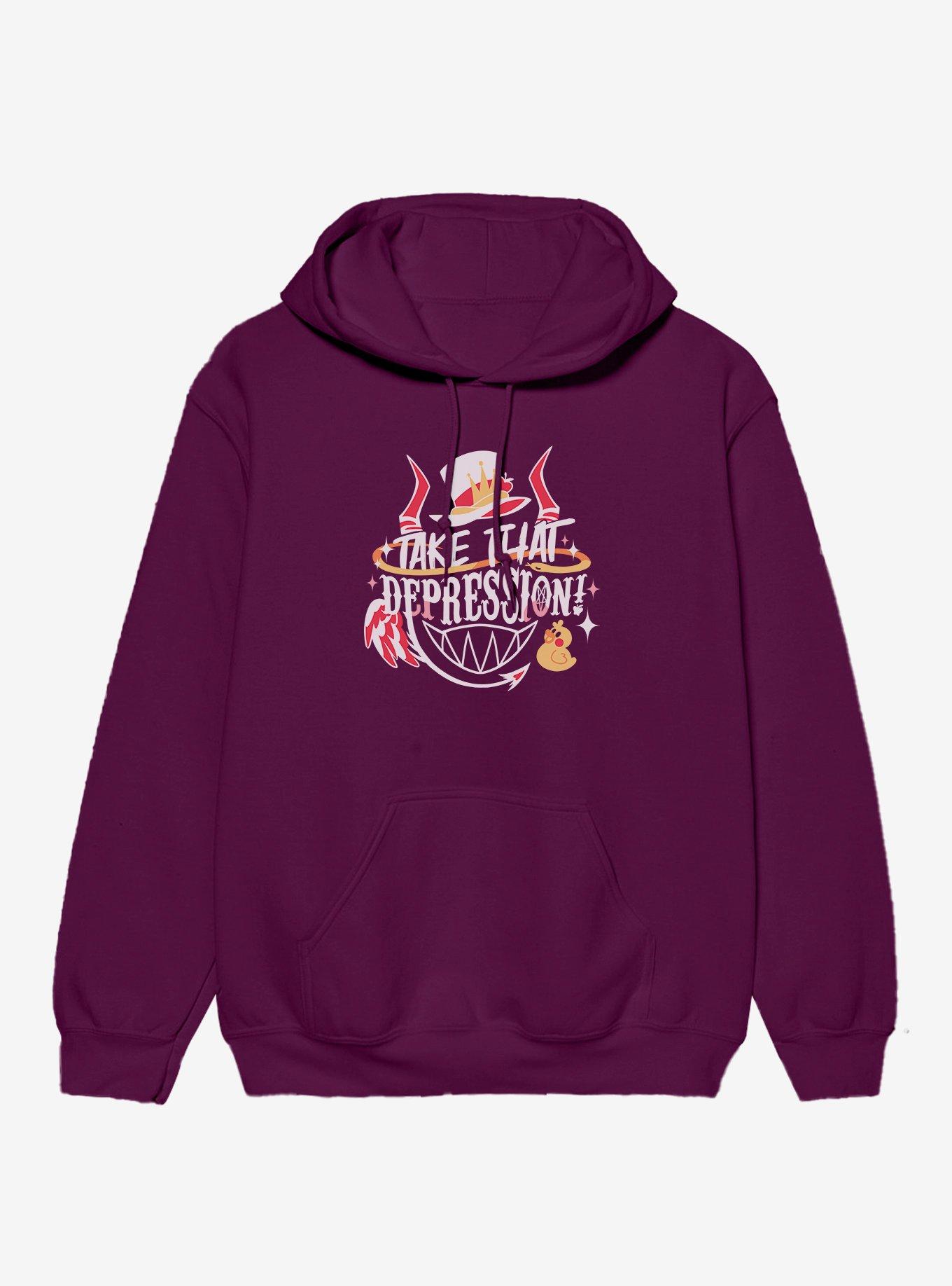 Hazbin Hotel Lucifer Take That Depression Hoodie