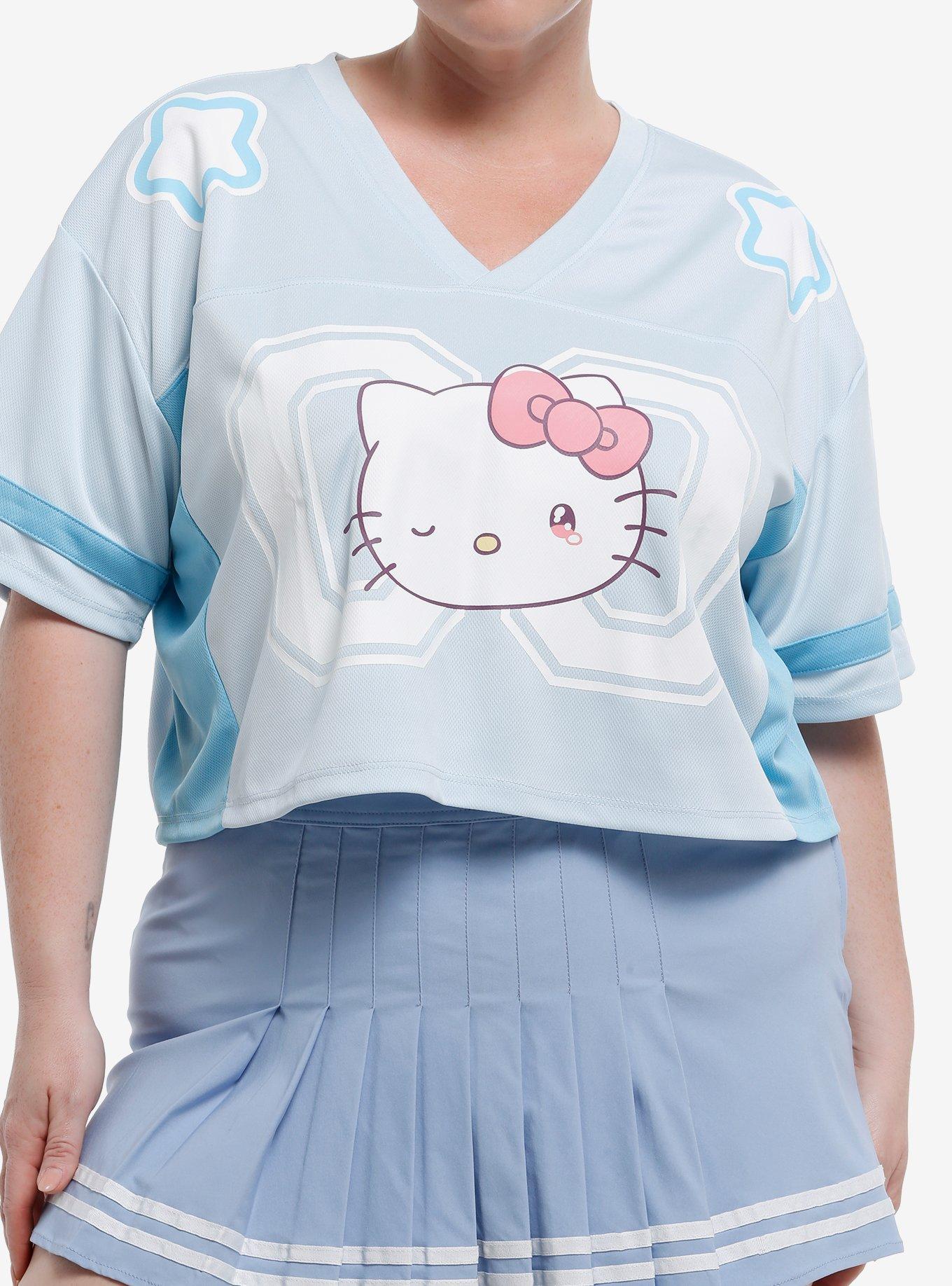 Hello Kitty And Friends Missing You Girls Crop Jersey Plus Size, , hi-res