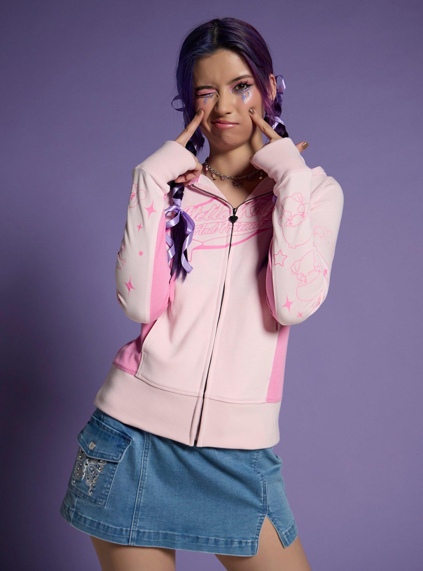 Hello Kitty And Friends Missing You Girls Slim Fit Hoodie, , hi-res