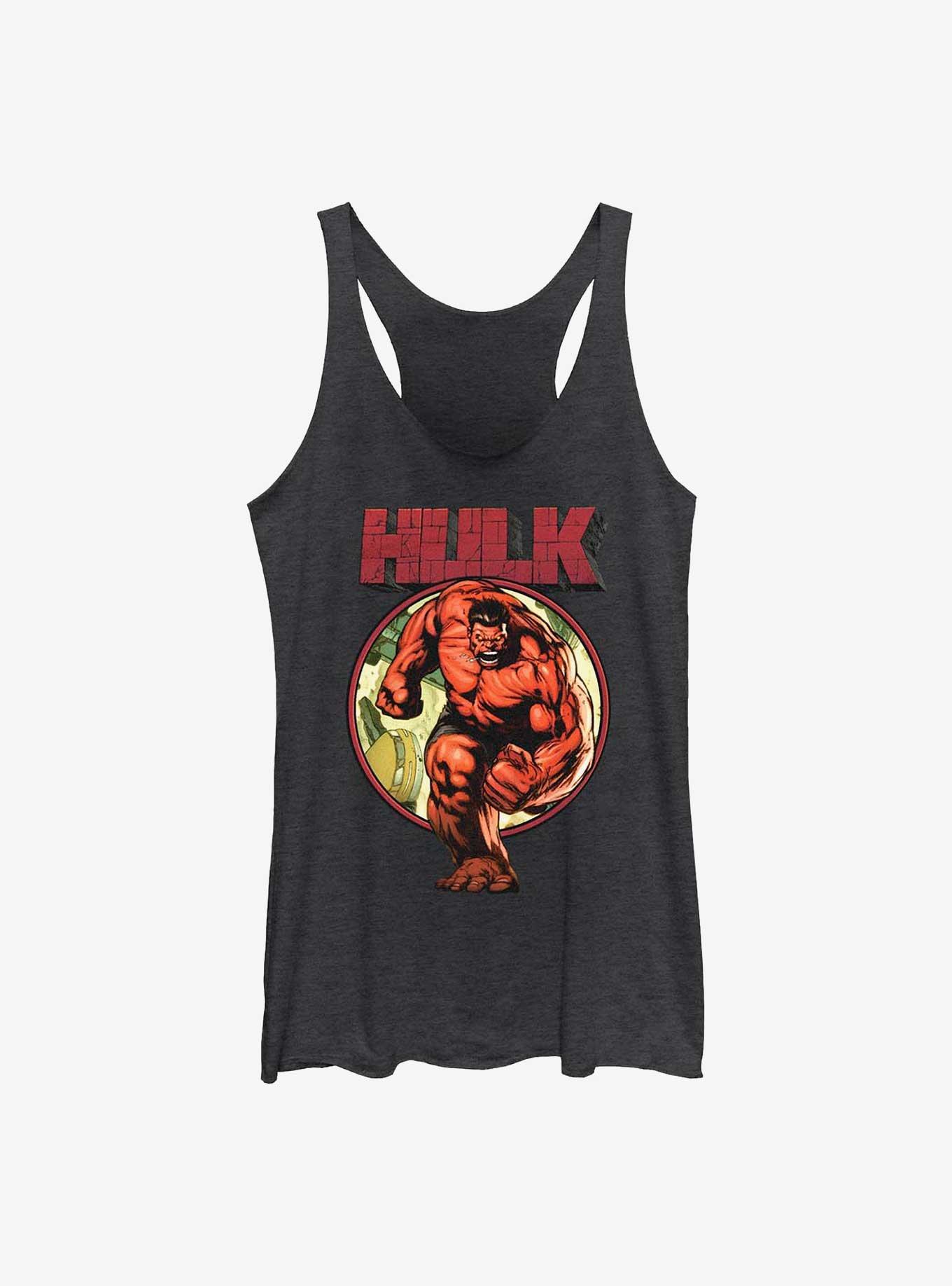 Hulk Rulking Atcha Girls Tank, BLK HTR, hi-res