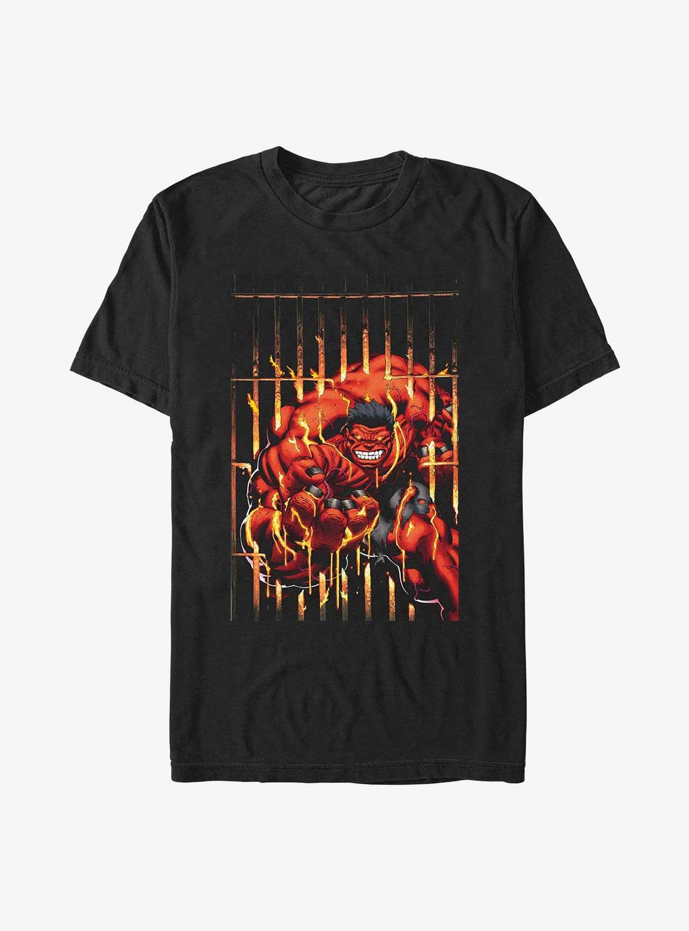 Hulk Red Hulk Cage T-Shirt, BLACK, hi-res