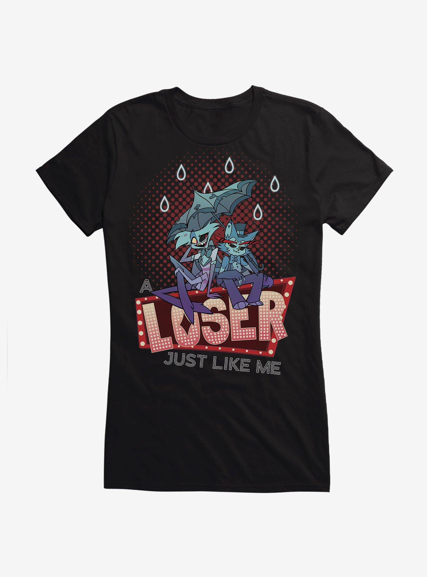 Hazbin Hotel Husk & Angel Dust Loser Girls T-Shirt, , hi-res