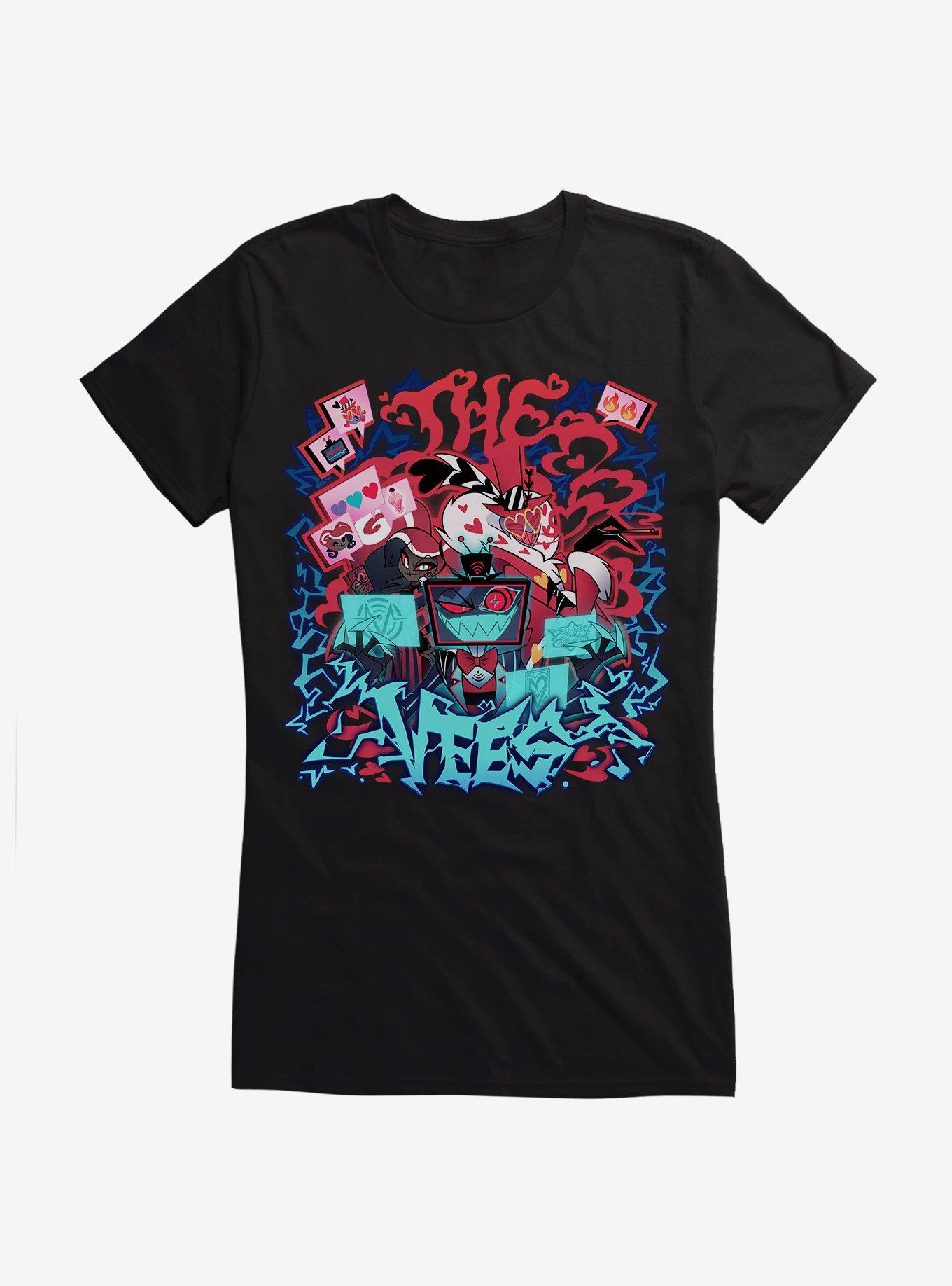 Hazbin Hotel The Vees Girls T-Shirt, BLACK, hi-res