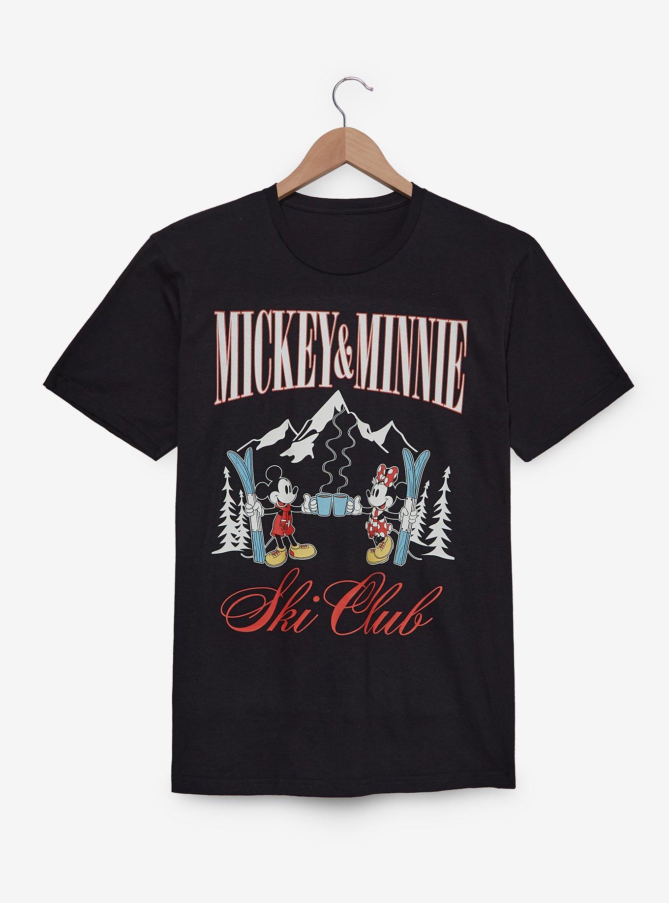 Disney Mickey & Minnie Ski Club T-Shirt — BoxLunch Exclusive, , hi-res