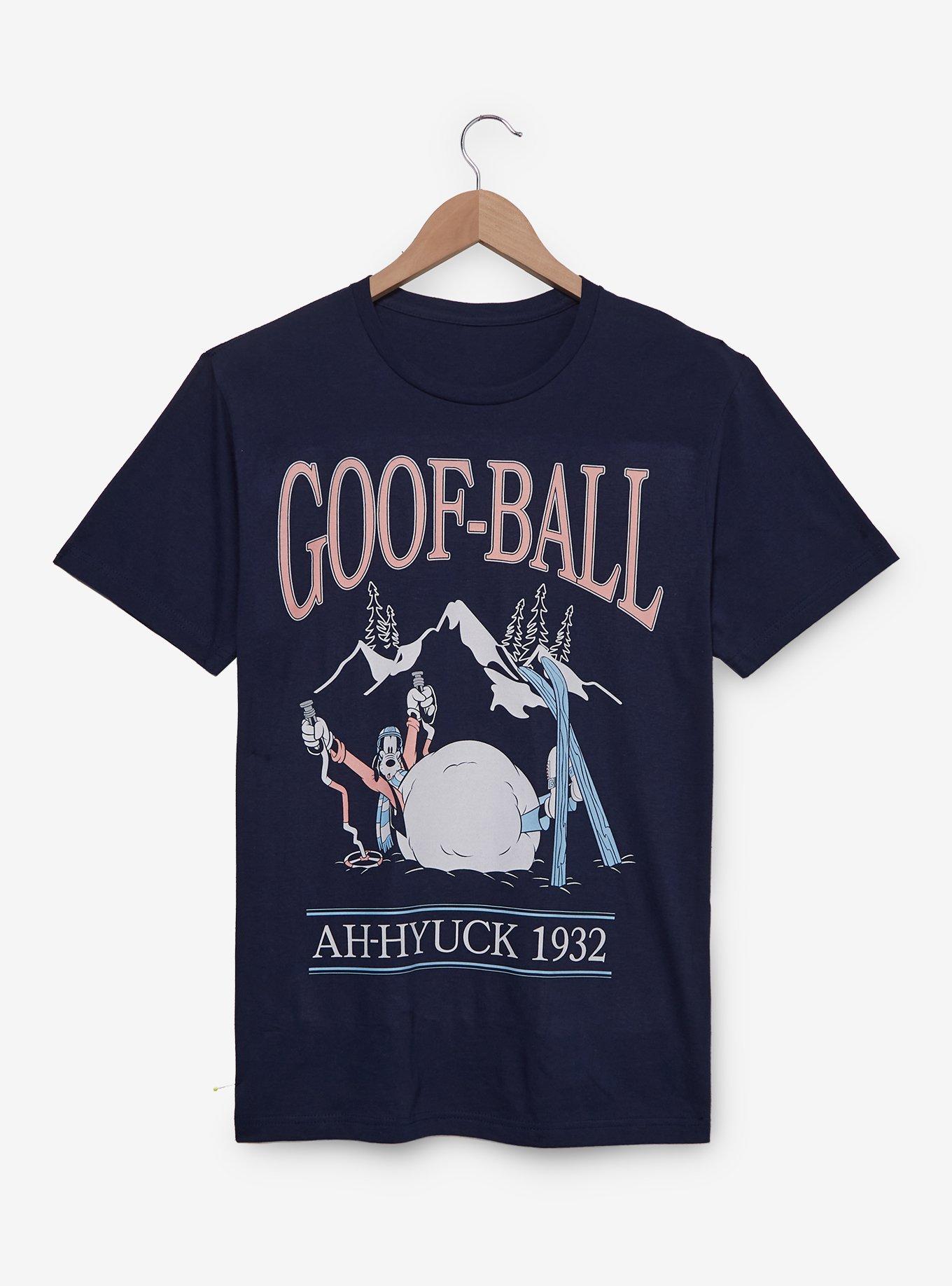 Disney Goofy Goof-Ball Winter T-Shirt &mdash; BoxLunch Exclusive, NAVY, hi-res