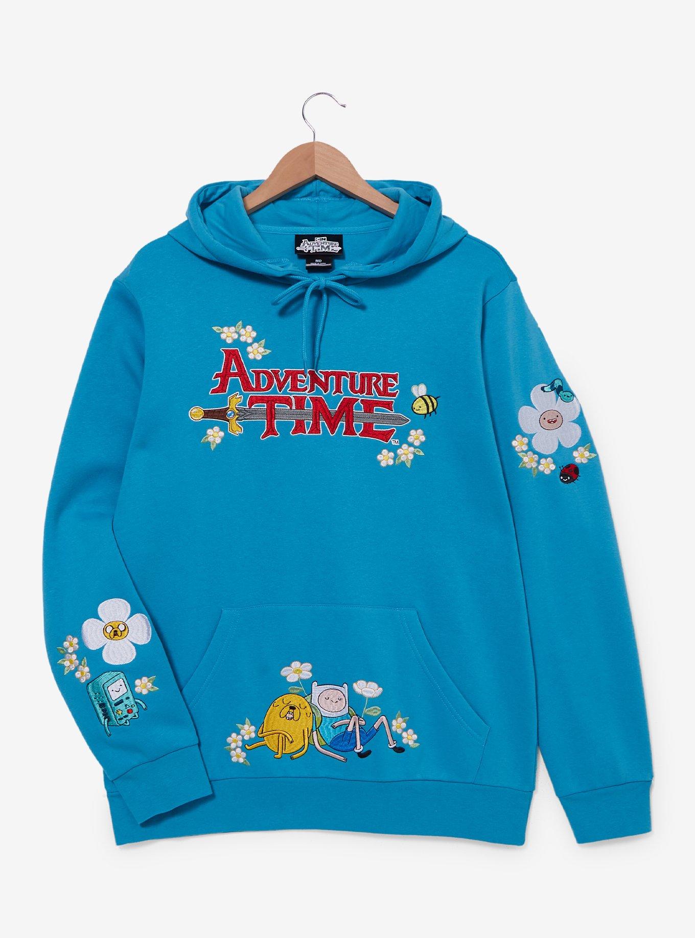 Adventure Time Floral Characters Hoodie BoxLunch Exclusive