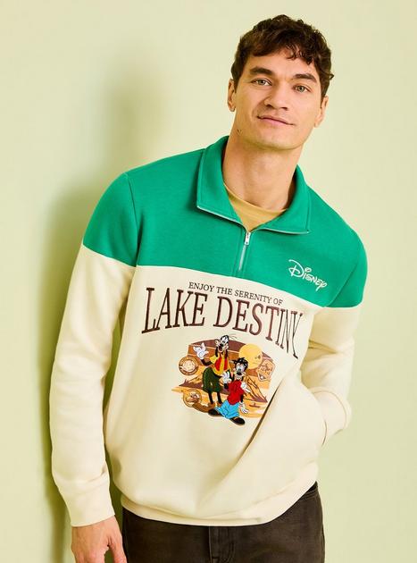 Disney A Goofy Movie Lake Destiny Quarter Zip Sweatshirt