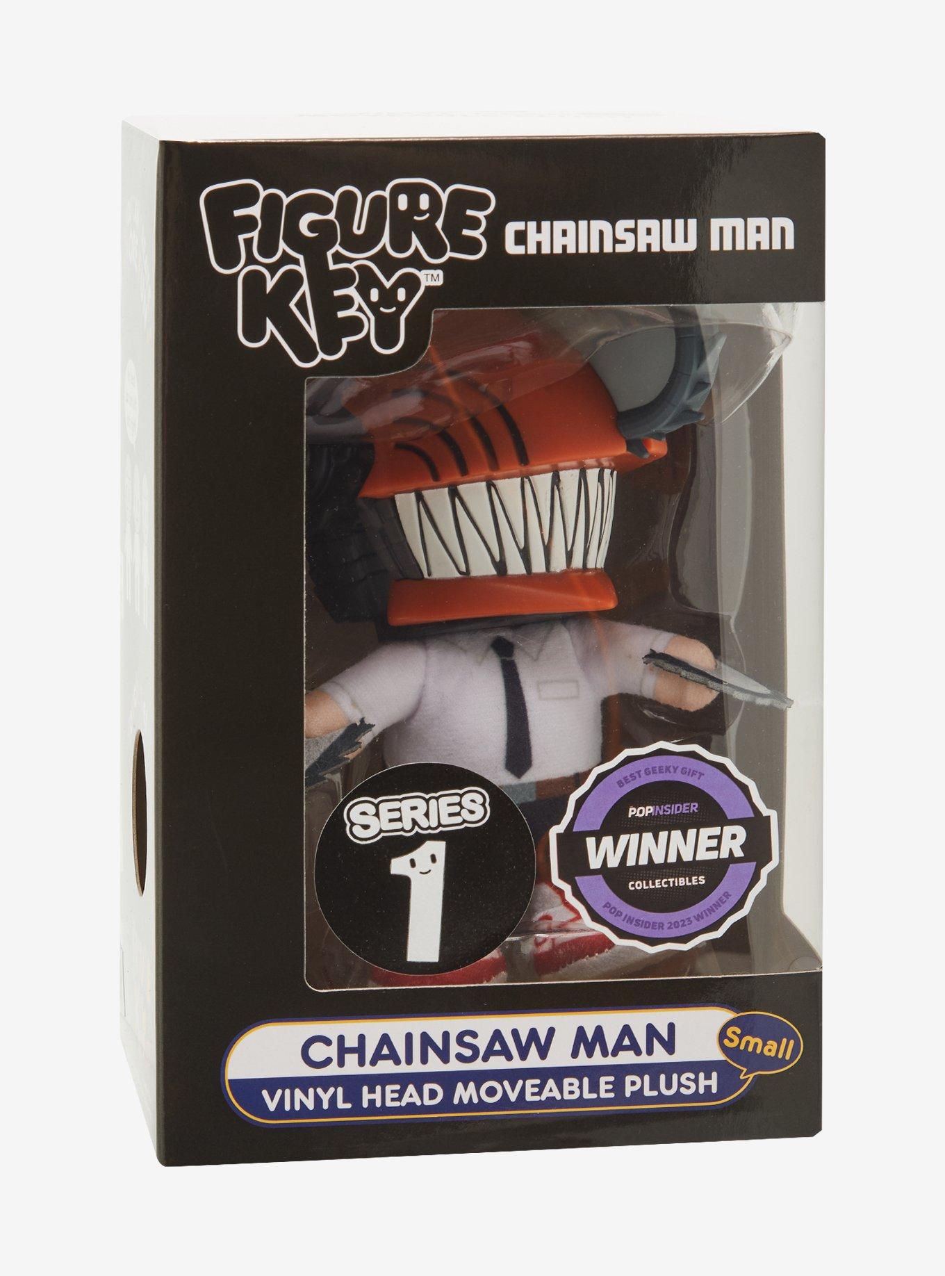 Great Eastern Entertainment Chainsaw Man (Fight) FigureKey Chainsaw Man Plush, , hi-res