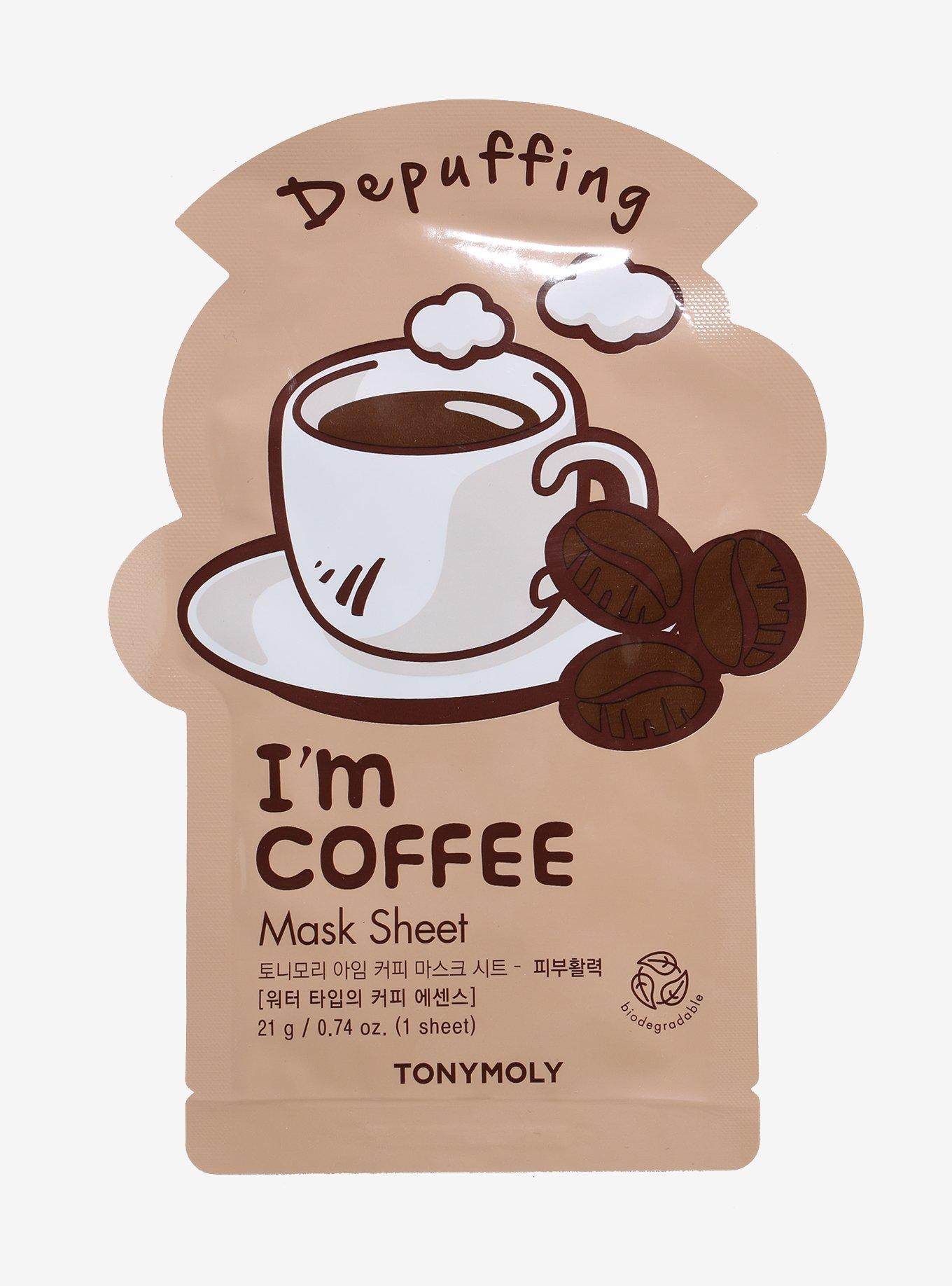 TONYMOLY I'm Coffee Depuffing Facial Sheet Mask, , hi-res