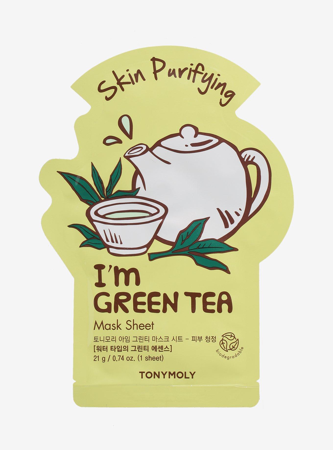 TONYMOLY I'm Green Tea Skin Purifying Facial Sheet Mask, , hi-res view 1