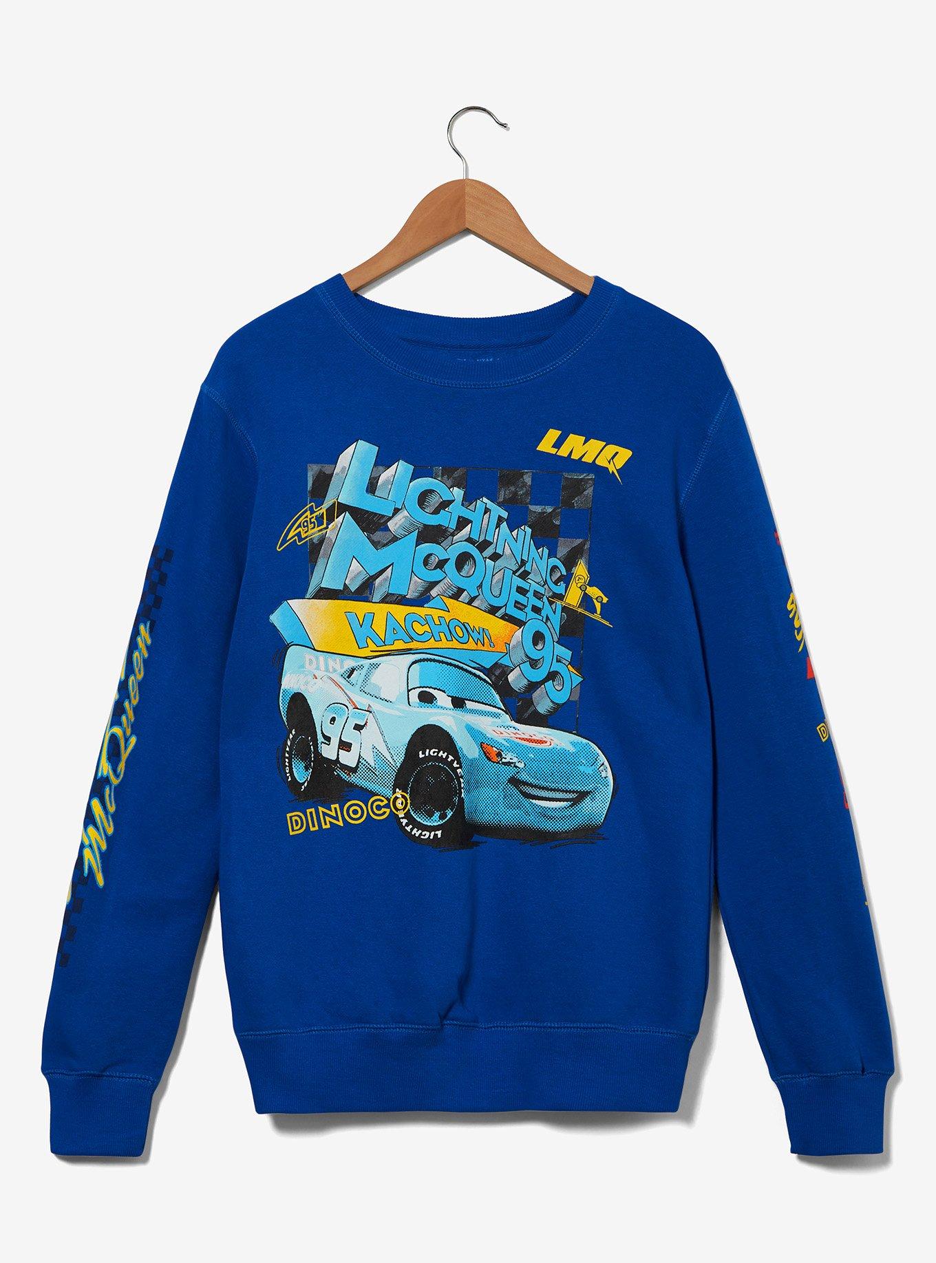 Disney Pixar Cars Lightning McQueen Dinoco Doodle Women's Crewneck, , hi-res