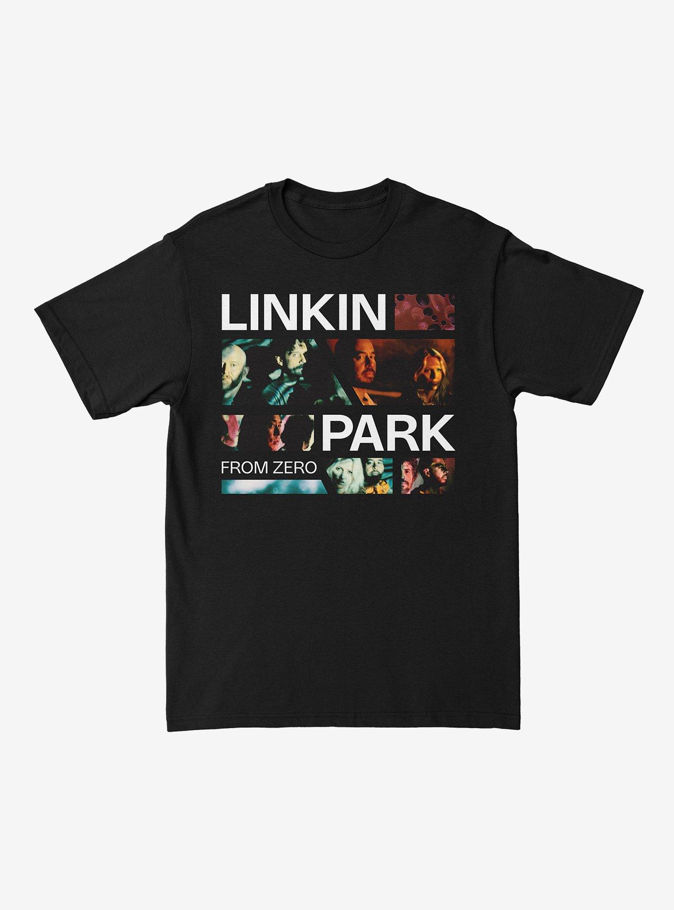 Linkin Park Photo Collage Relaxed Fit Girls T-Shirt, , hi-res