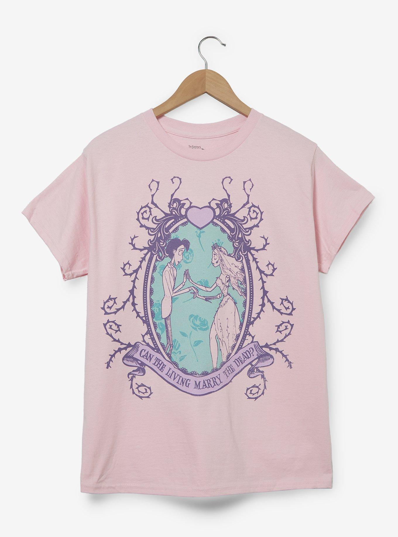 The Corpse Bride Emily & Victor Pastel Portrait Women's T-Shirt, , hi-res