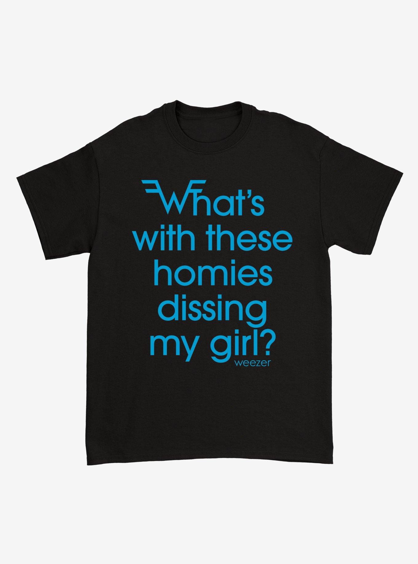 Weezer Dissing My Girl T-Shirt, BLACK, hi-res