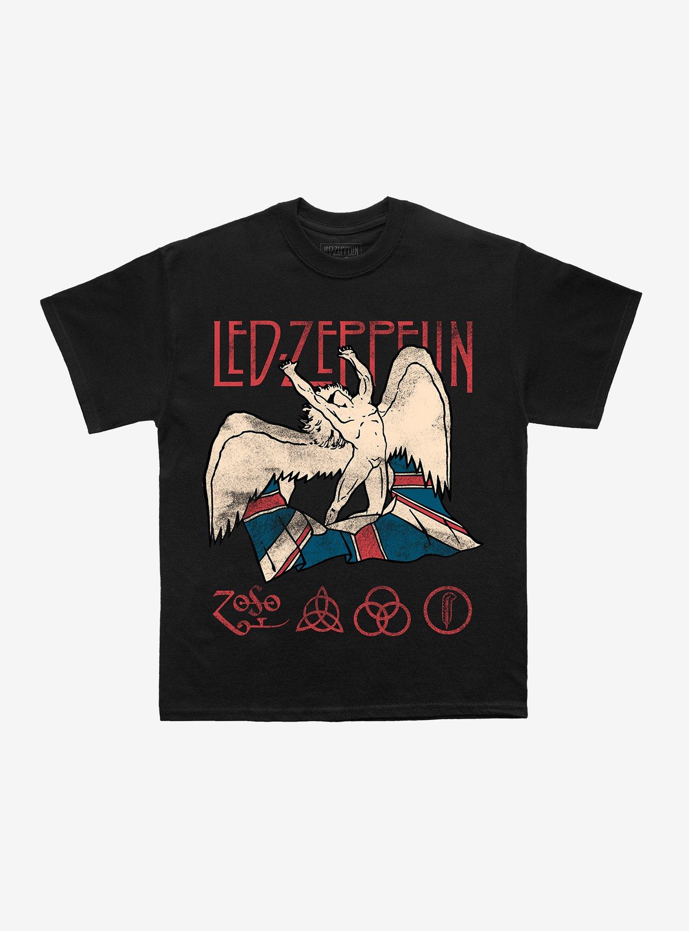 Led Zeppelin Icarus & Union Jack T-Shirt, , hi-res