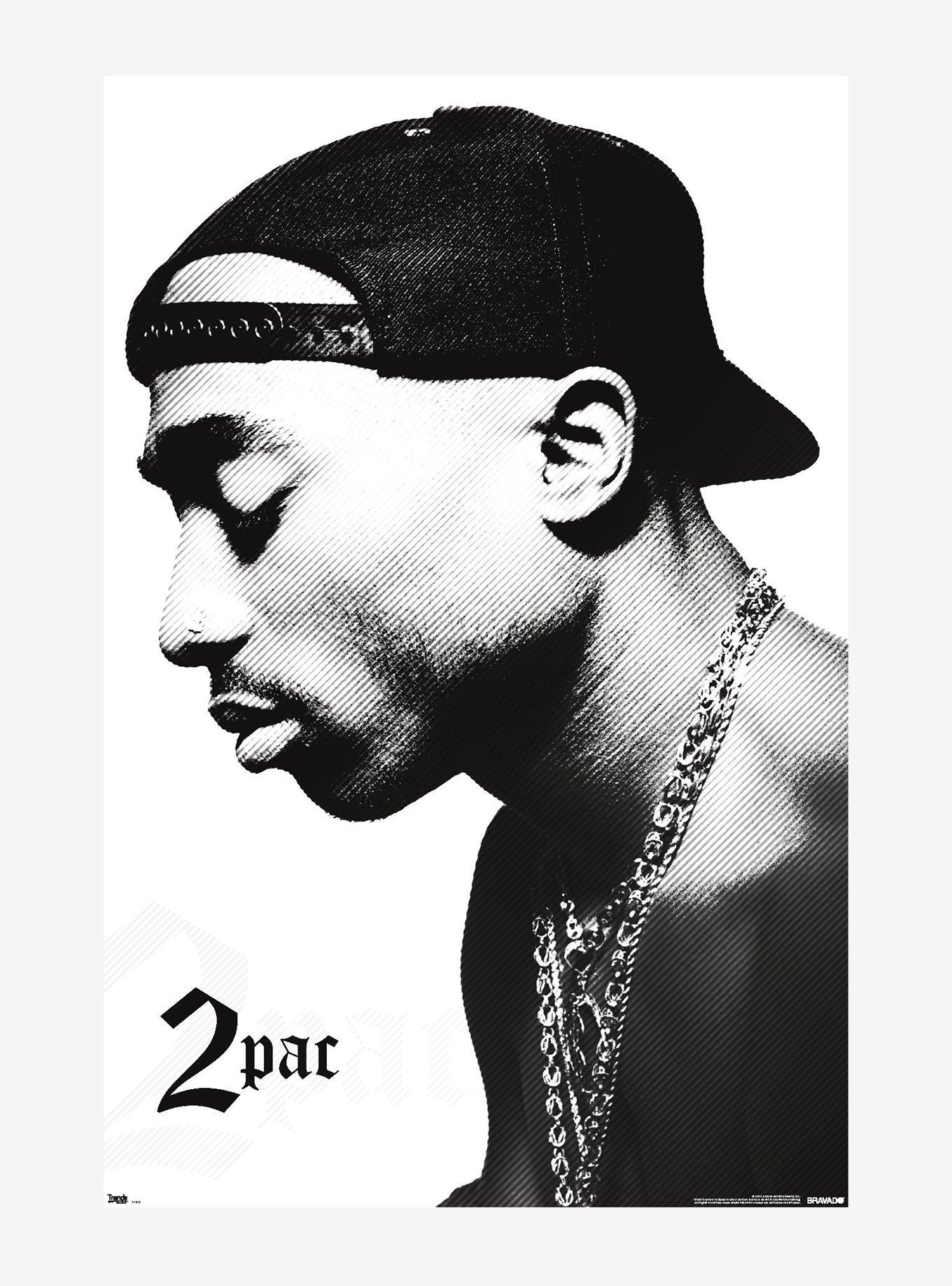 Tupac Profile Poster, , hi-res