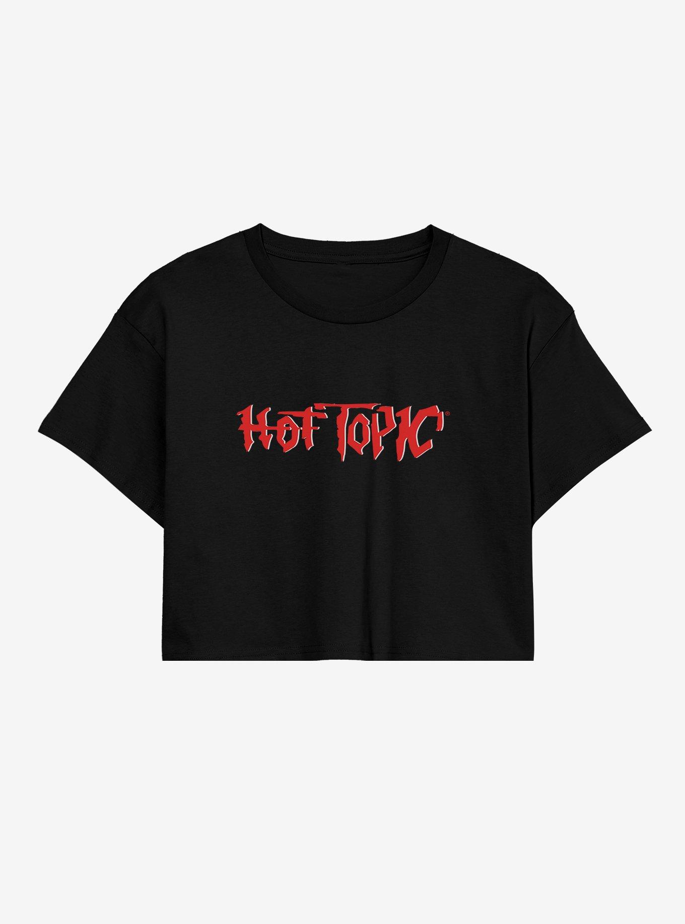 Hot Topic Retro Girls Crop T-Shirt, , hi-res